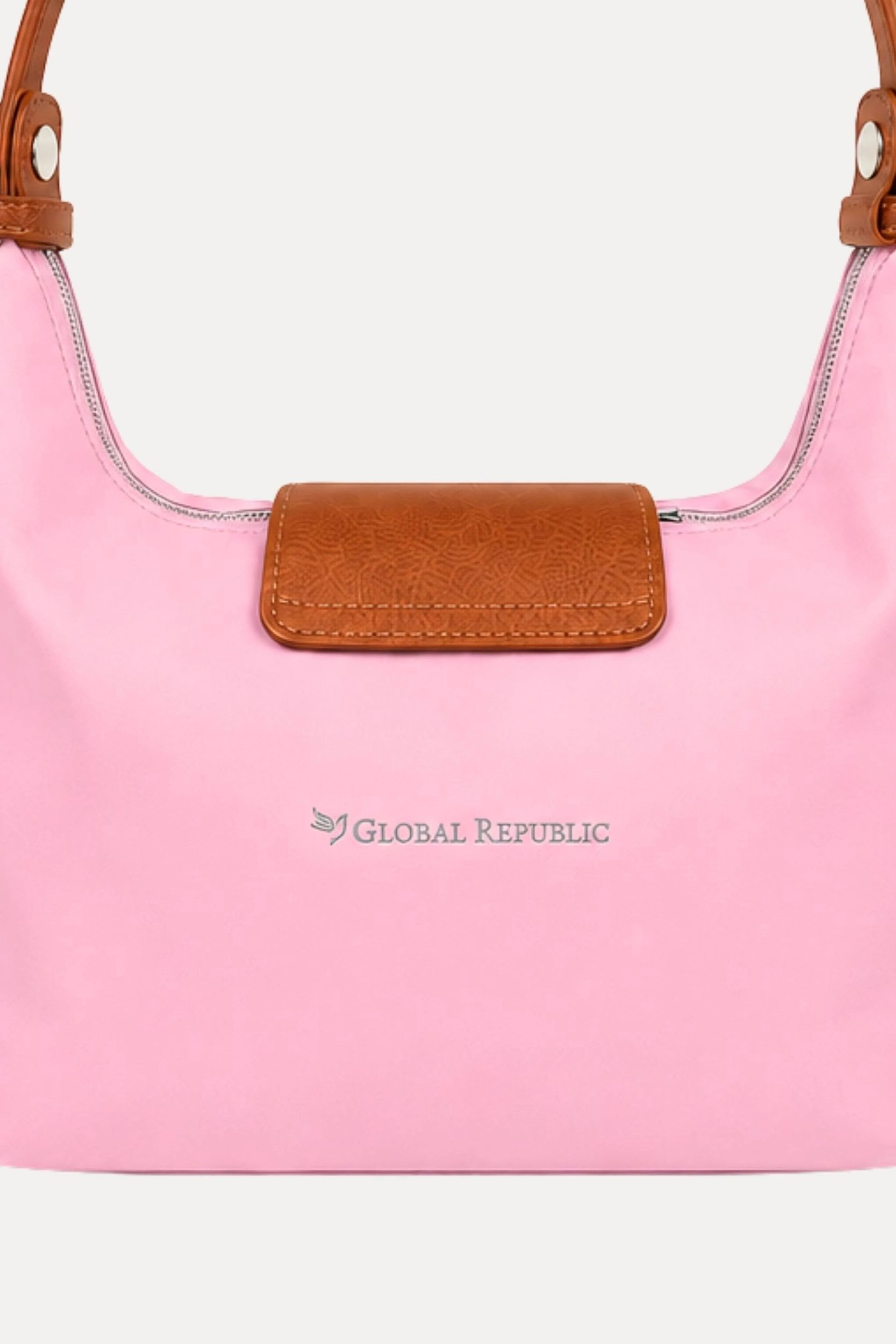 Mini Pink Bag With Handle & Attachable Sling Strap-Global Republic