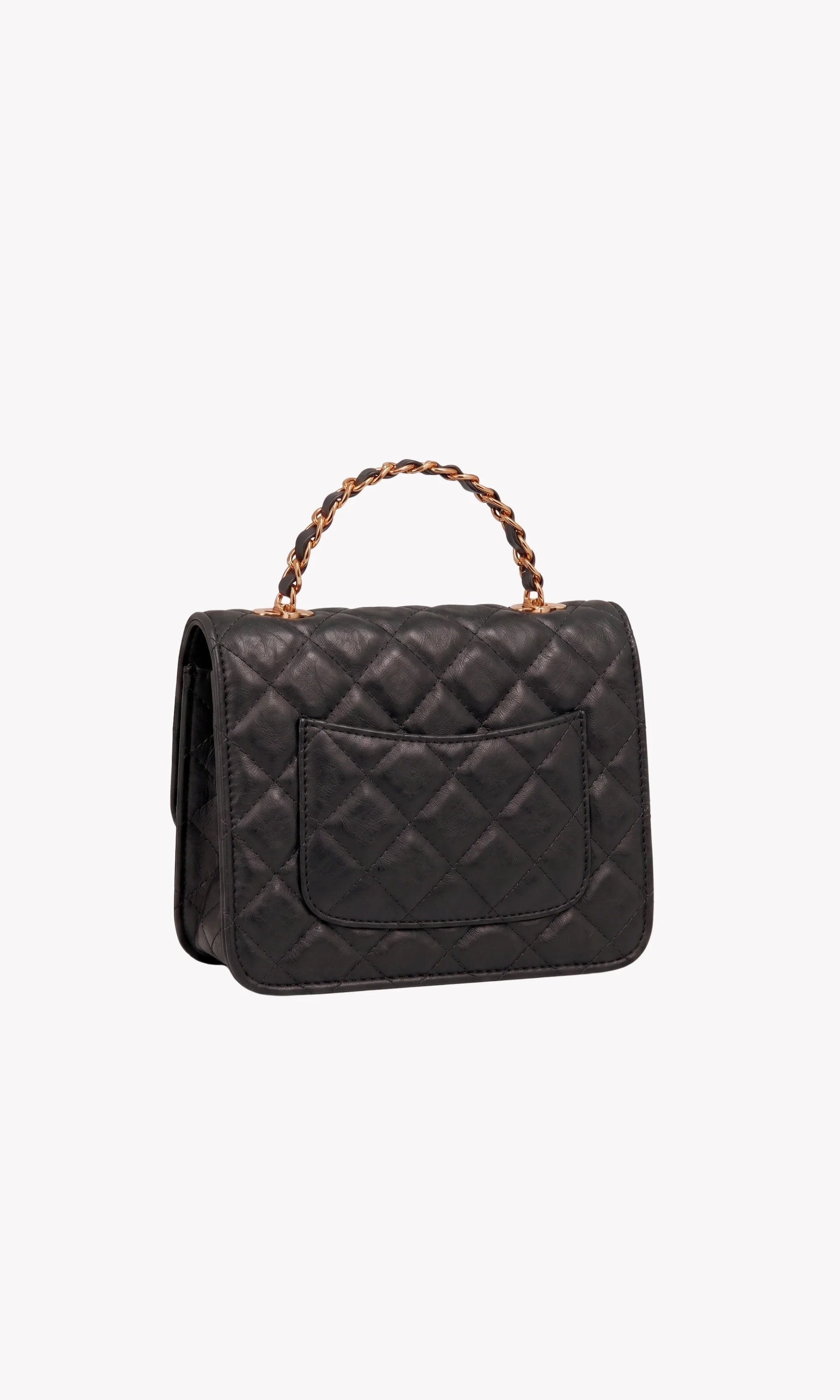 Black Quilted Sling Bag-Global Republic