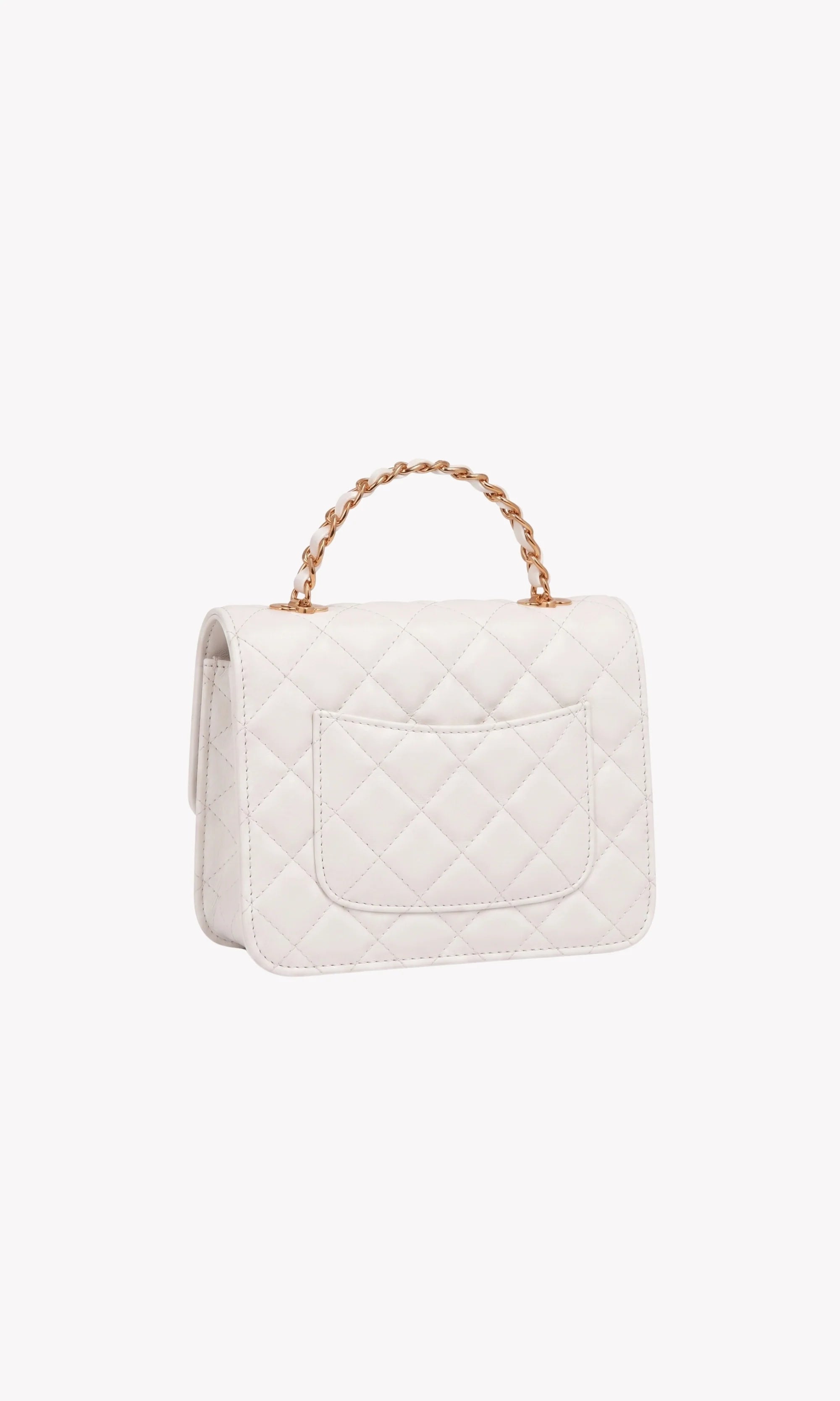 White Quilted Sling Bag-Global Republic