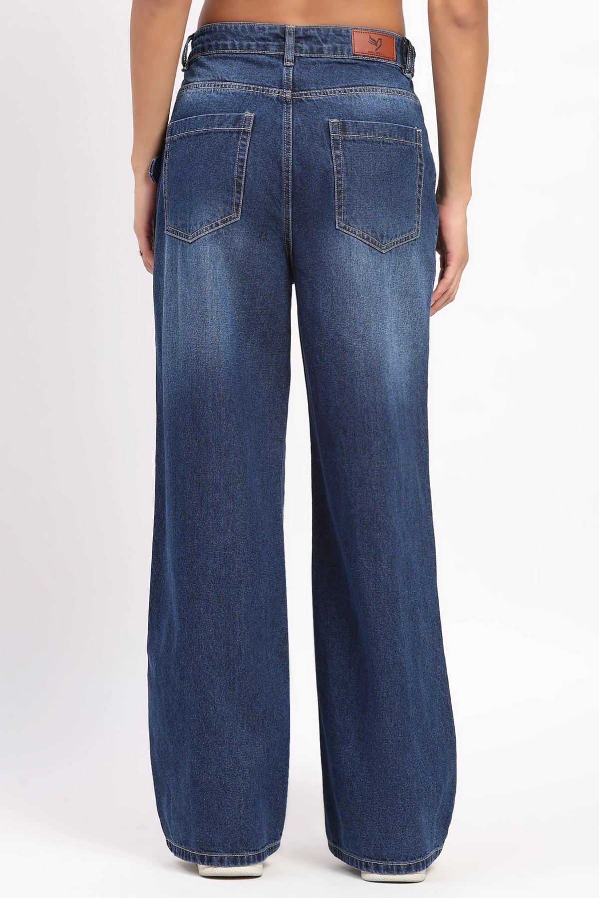 Crossover Loose-Fit Jeans-Global Republic