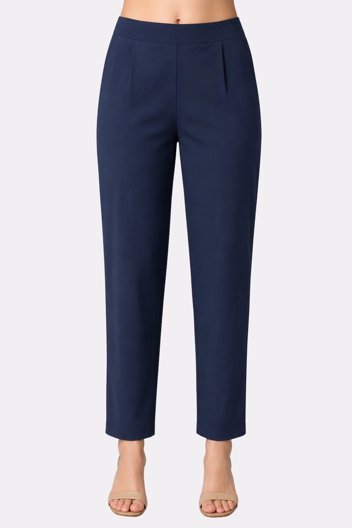 Blue Embroidered Cotton Suit Set-Global Republic