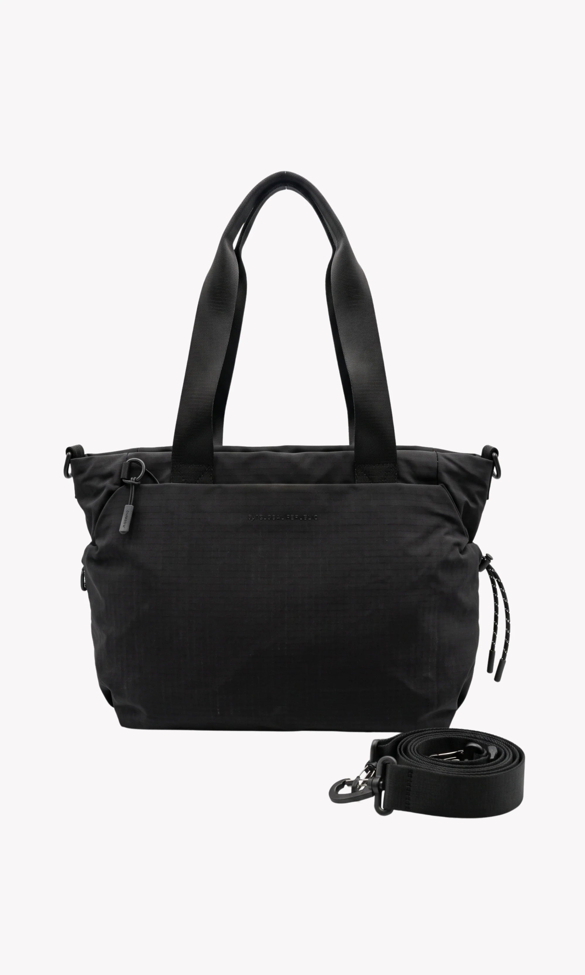Black Utility Tote Bag-Global Republic