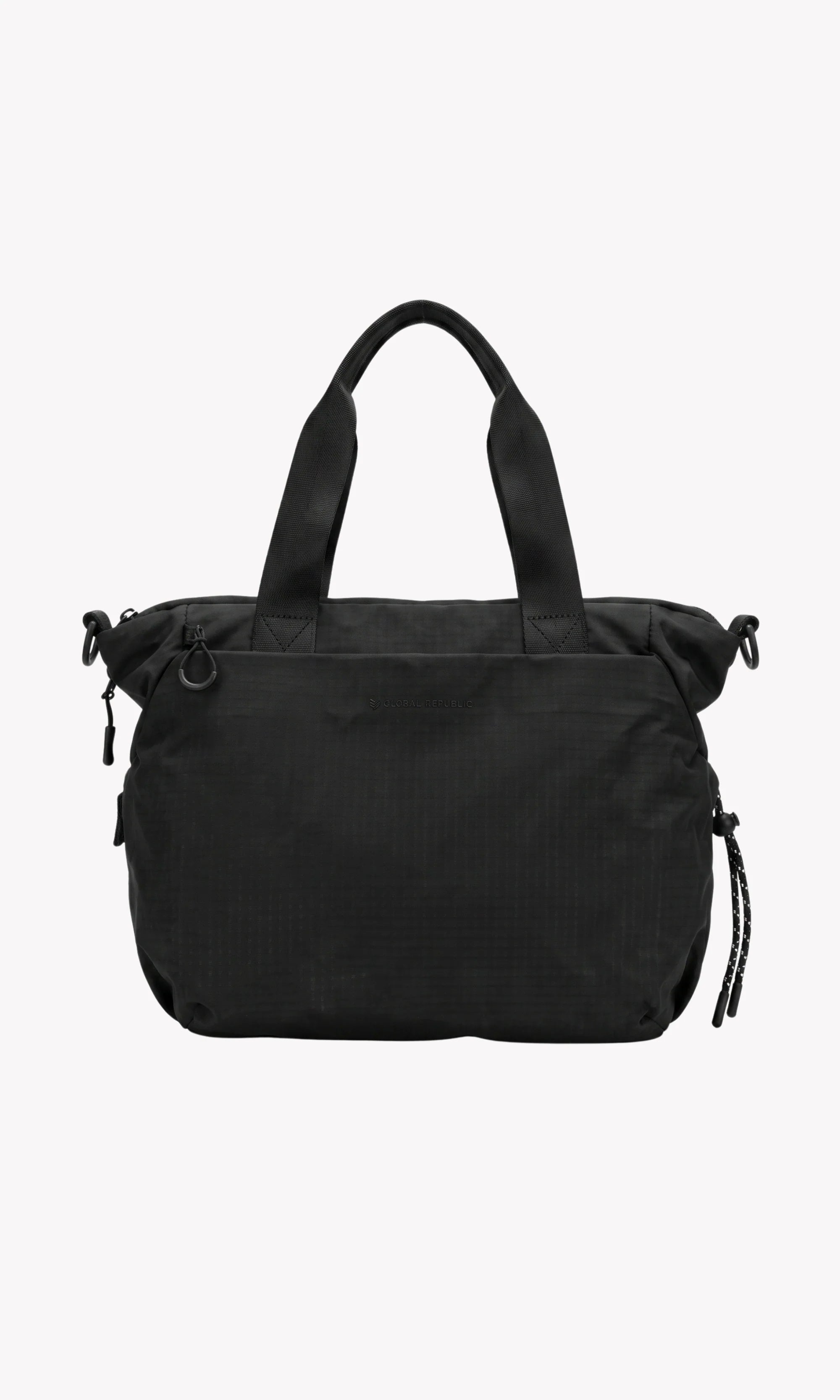 Black Utility Tote Bag-Global Republic