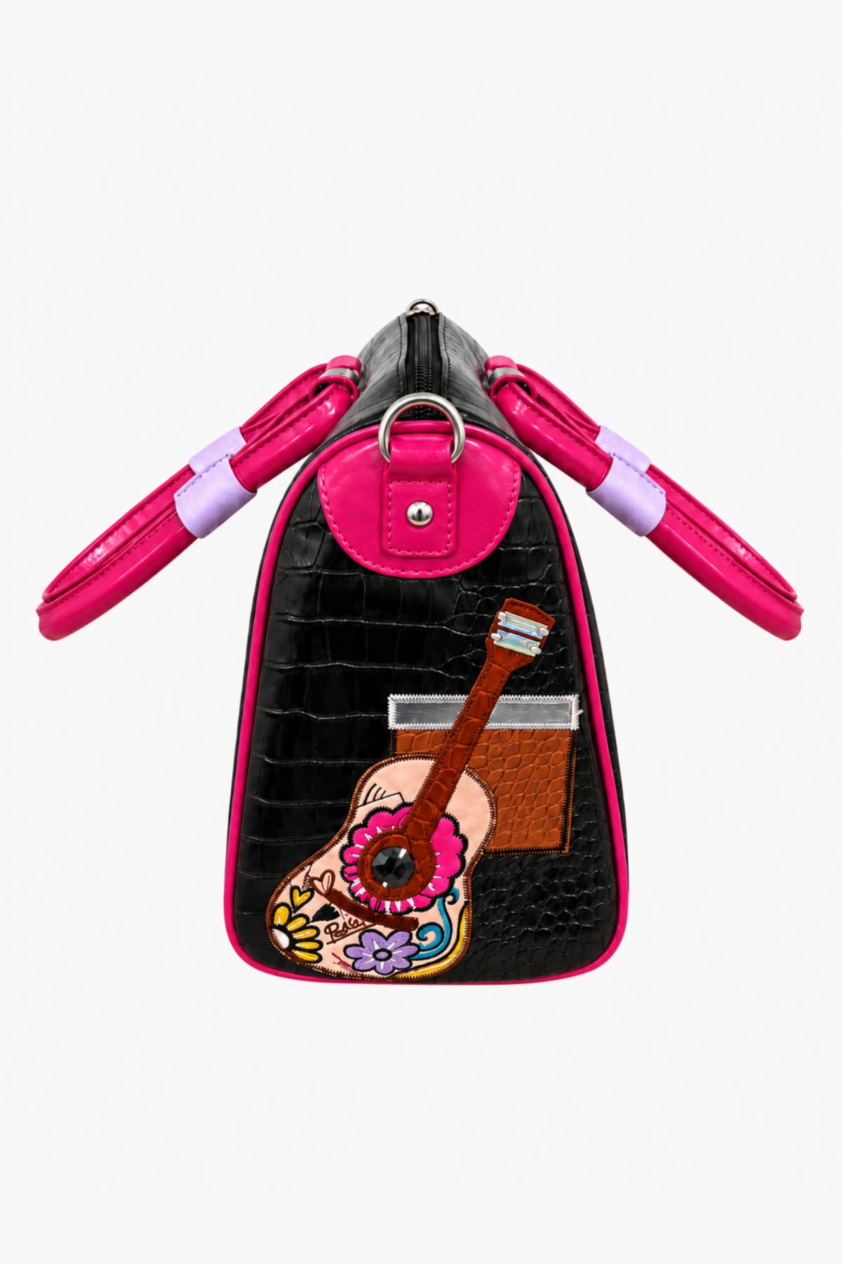 London Pop-Art Croc Handbag-Global Republic