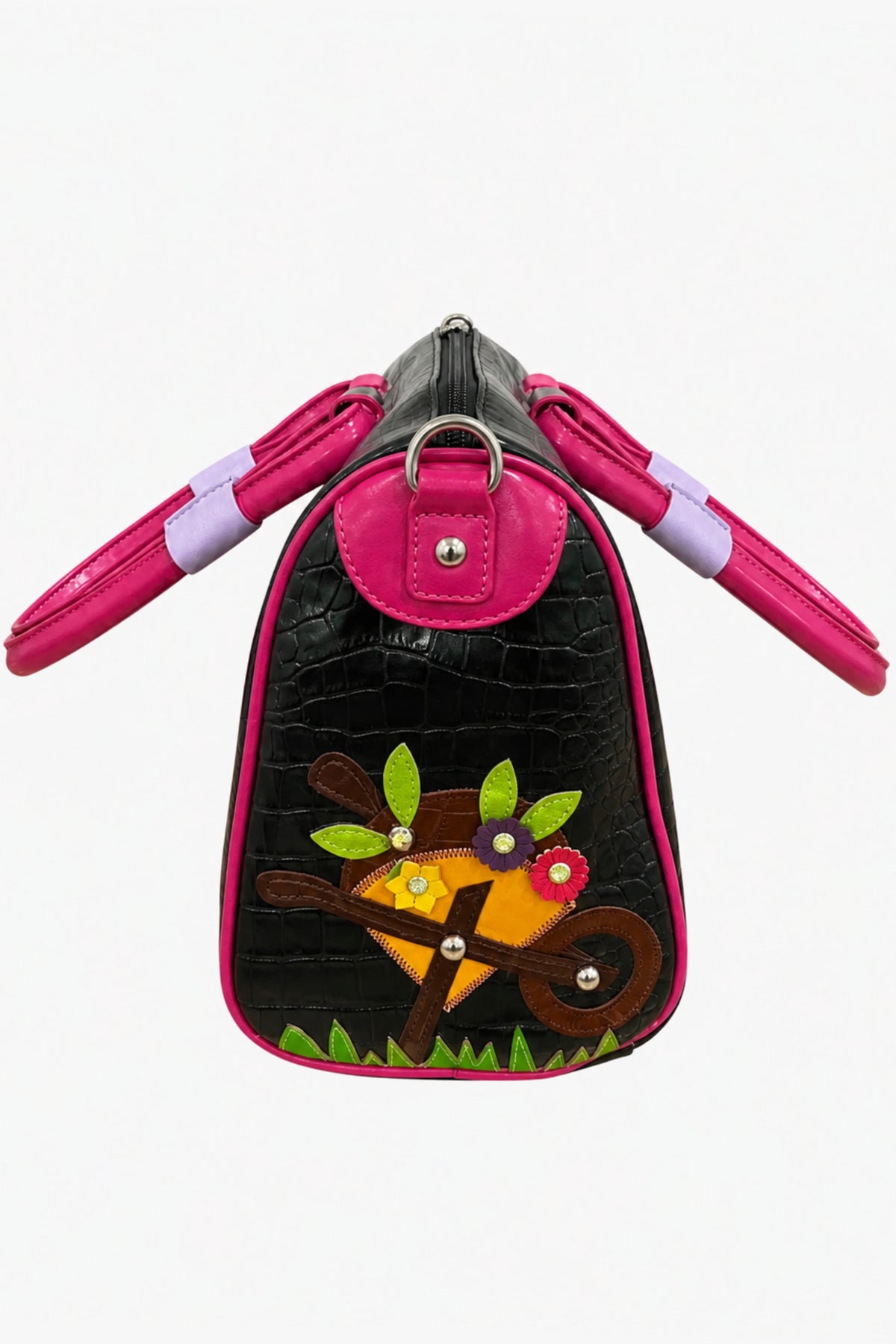 London Pop-Art Croc Handbag-Global Republic