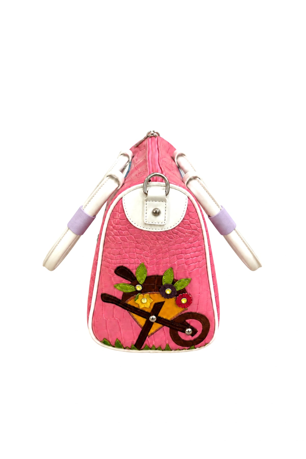 London Pop-Art Croc Handbag-Global Republic