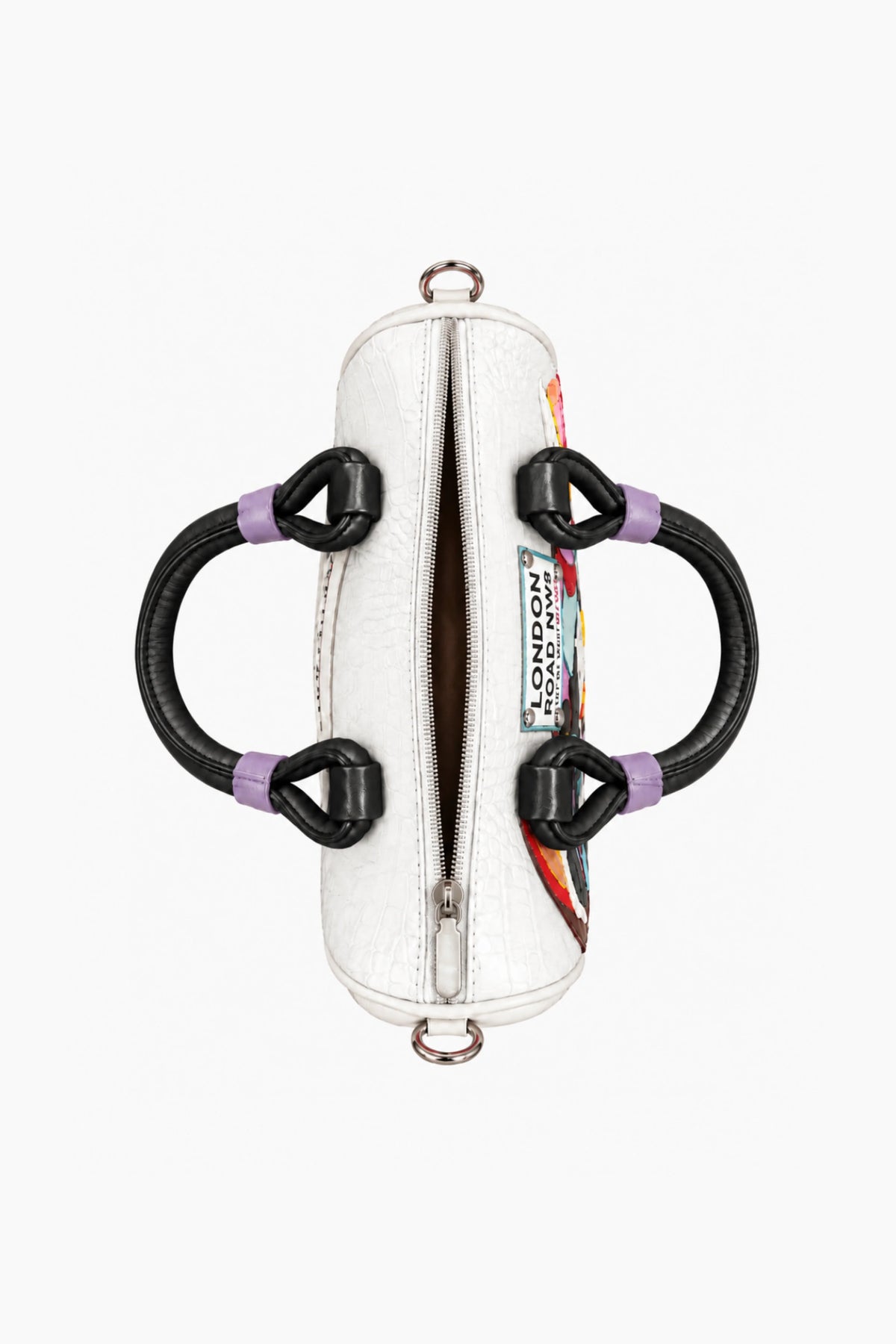 London Pop-Art Croc Handbag-Global Republic