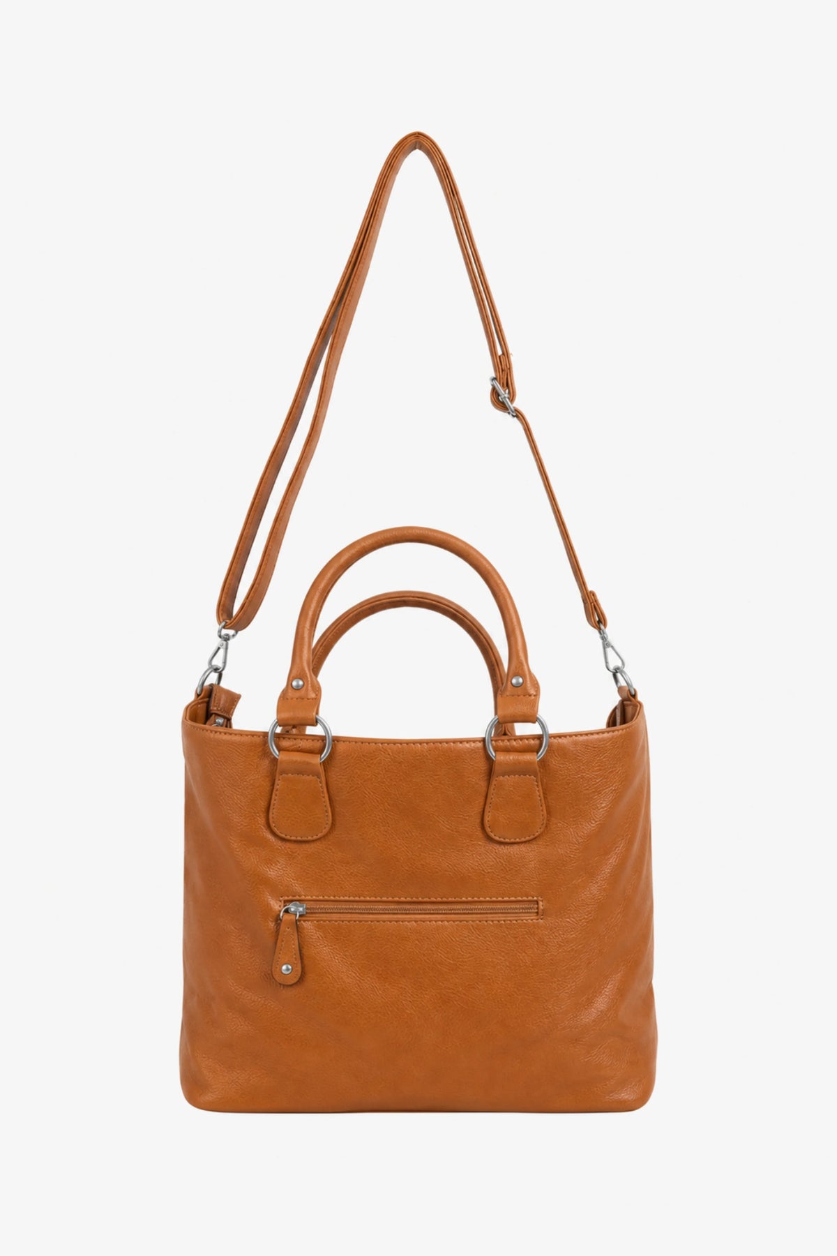 Brown Quirky Patchwork Handbag-Global Republic