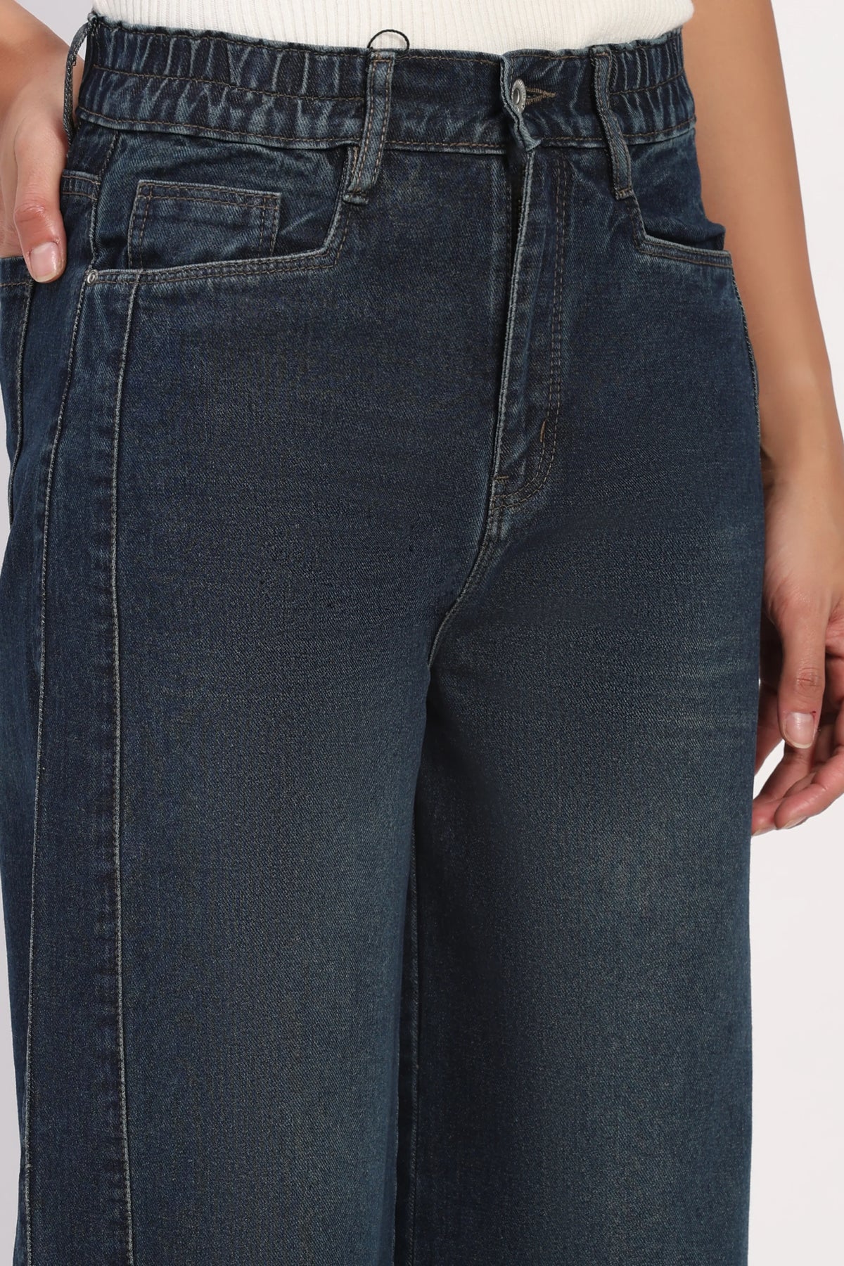 Mud Blue Boyfriend Jeans-Global Republic