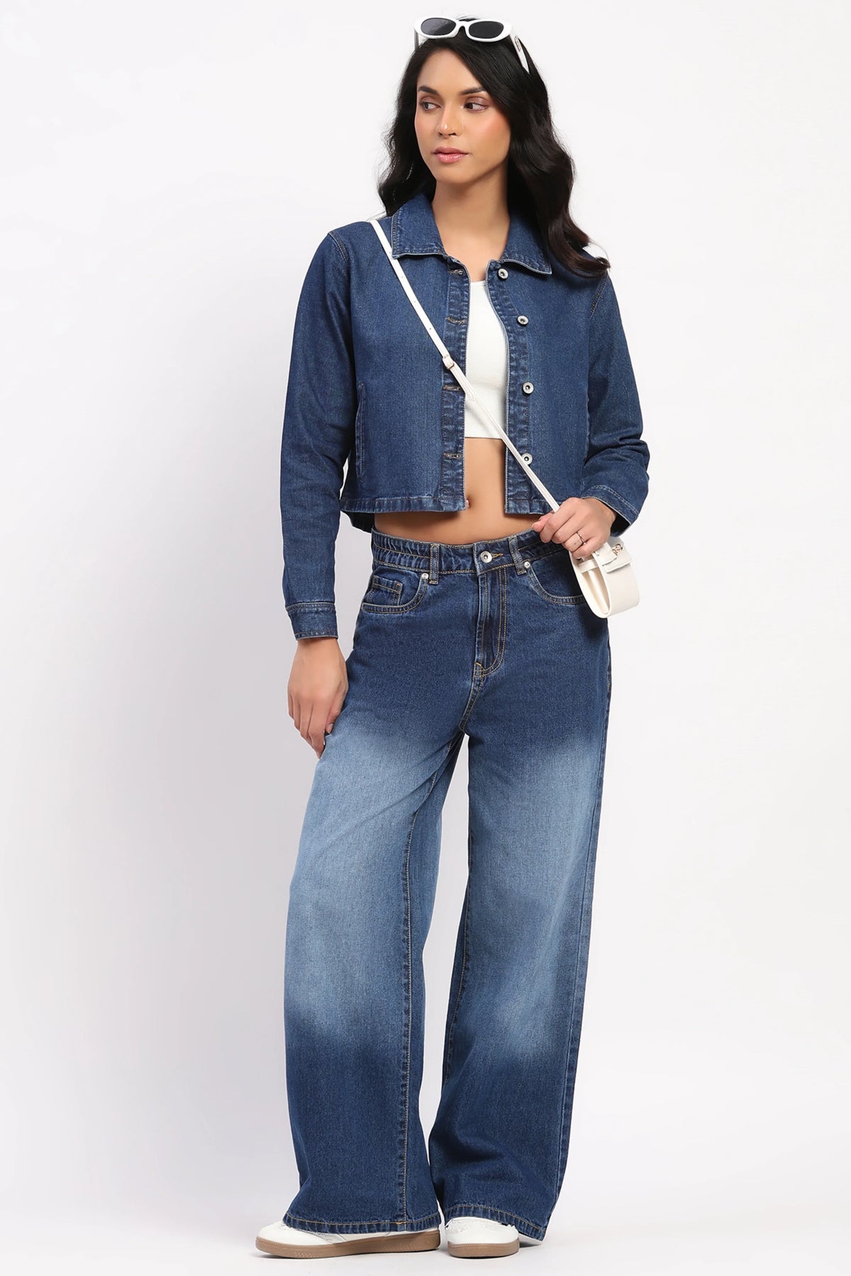 Classic Denim Shacket-Global Republic