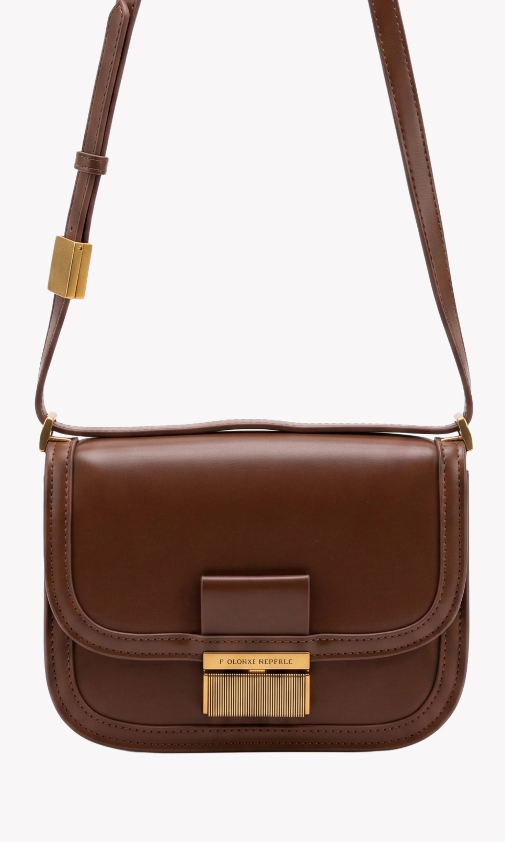 Brown Casual Sling Bag-Global Republic