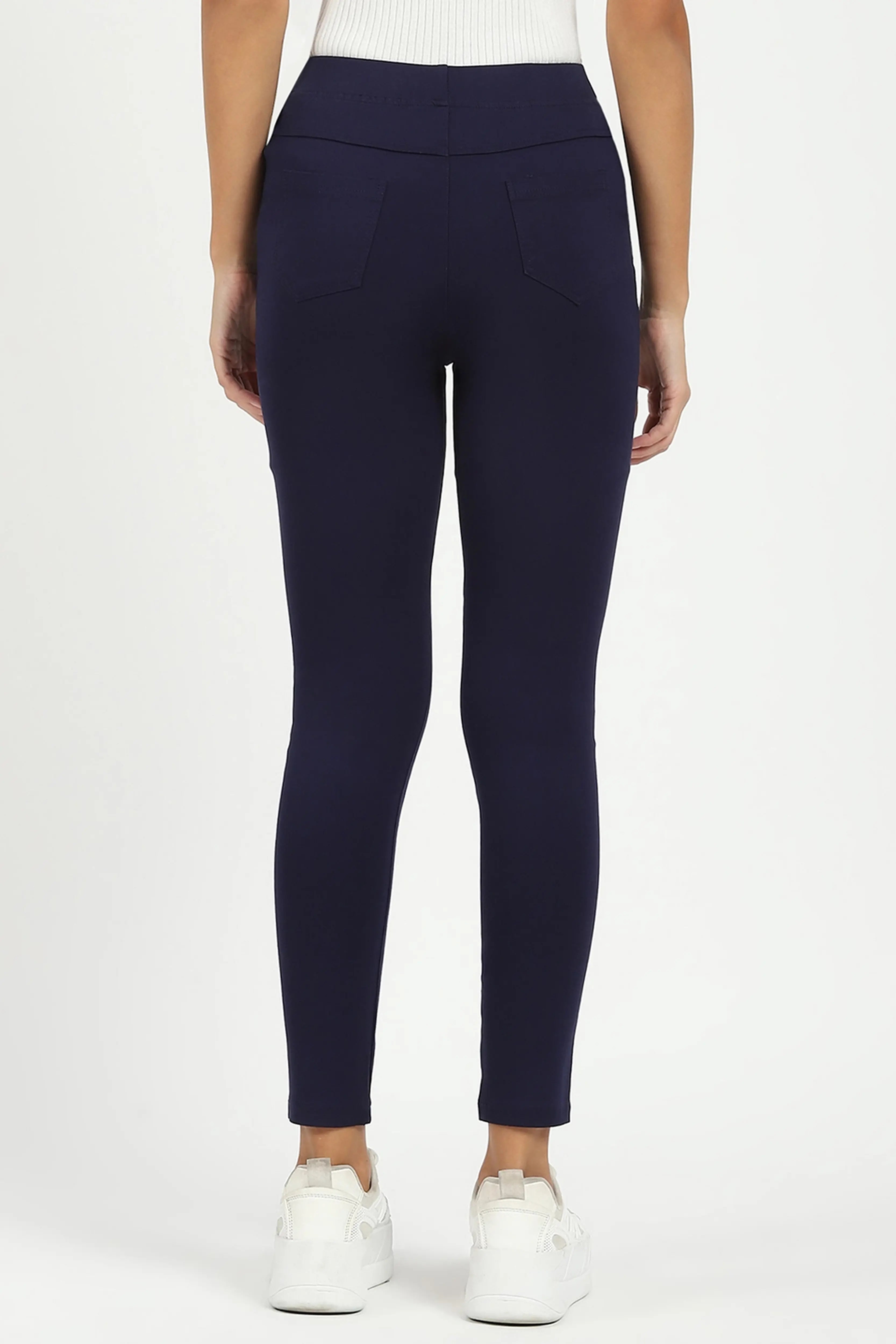 Navy Blue Stretchable Jegging