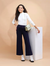 Ecru Turtle Neck Slim Skivvy Pullover