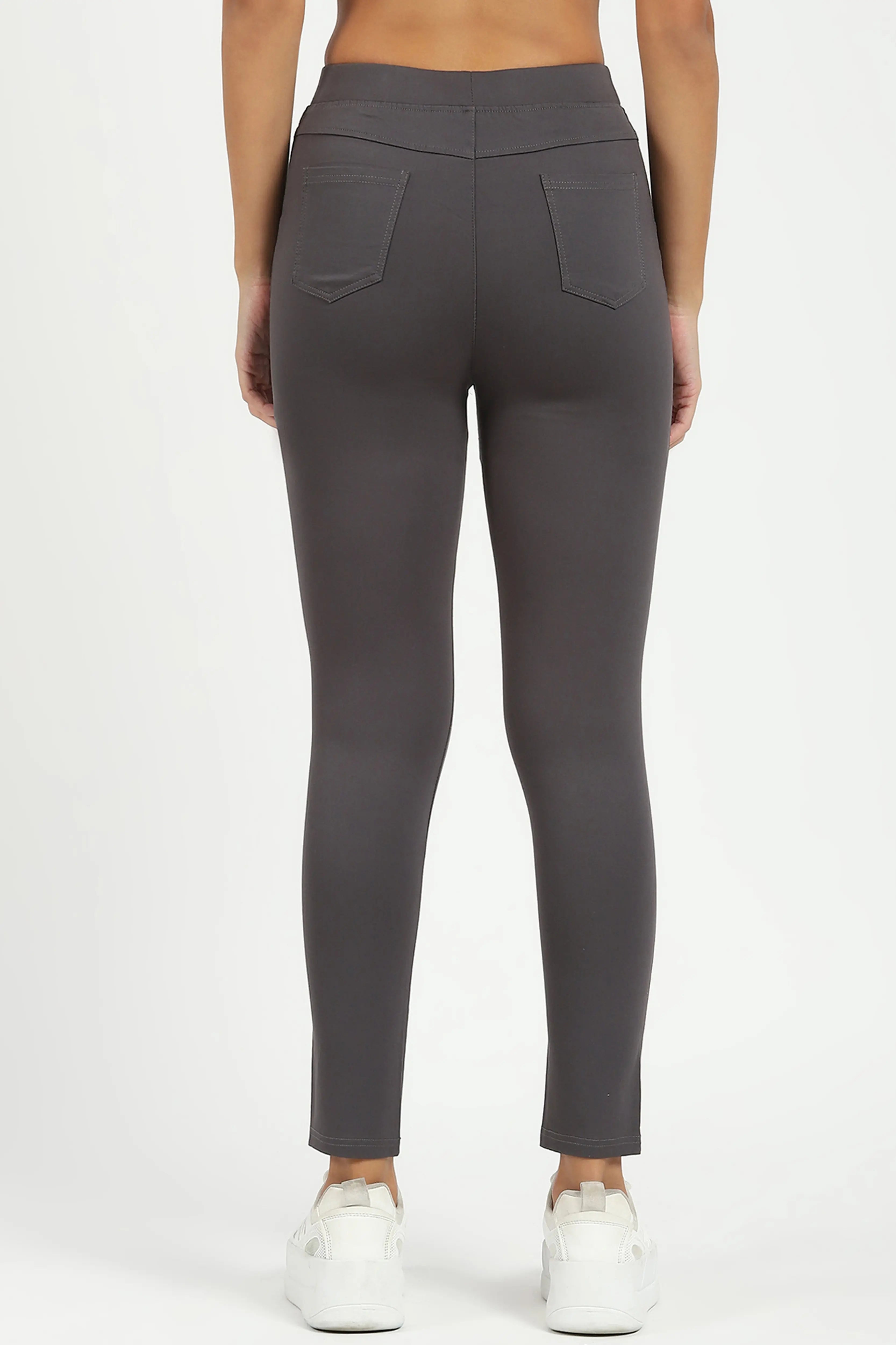 Grey Ultra Stretchable Jegging - Global Republic