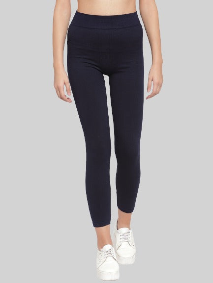 Blue Stretchable Workout Leggings - Global Republic