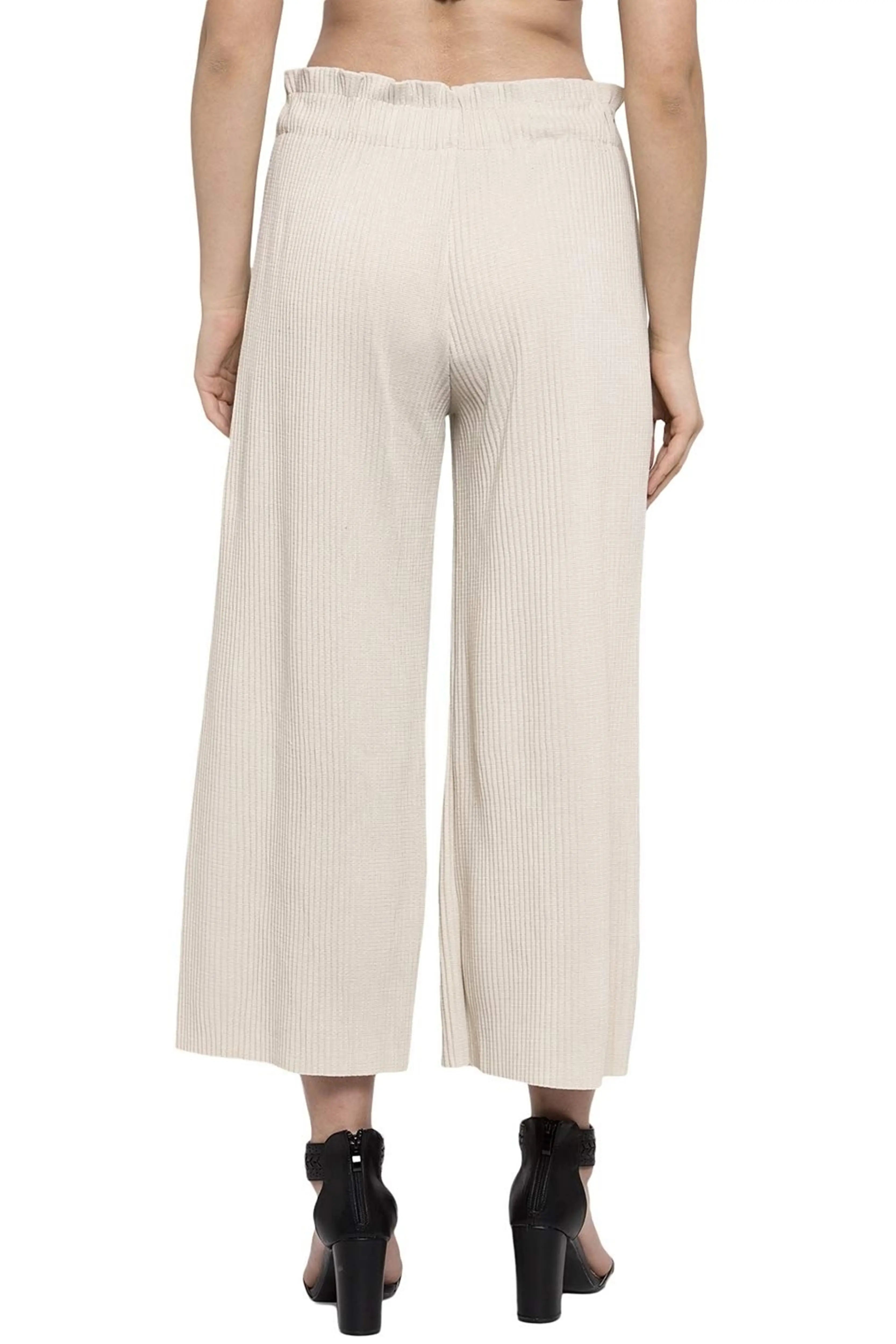 Beige Knitted Lower - Global Republic