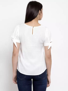 Women Embroidered Regular Fit Blouson top