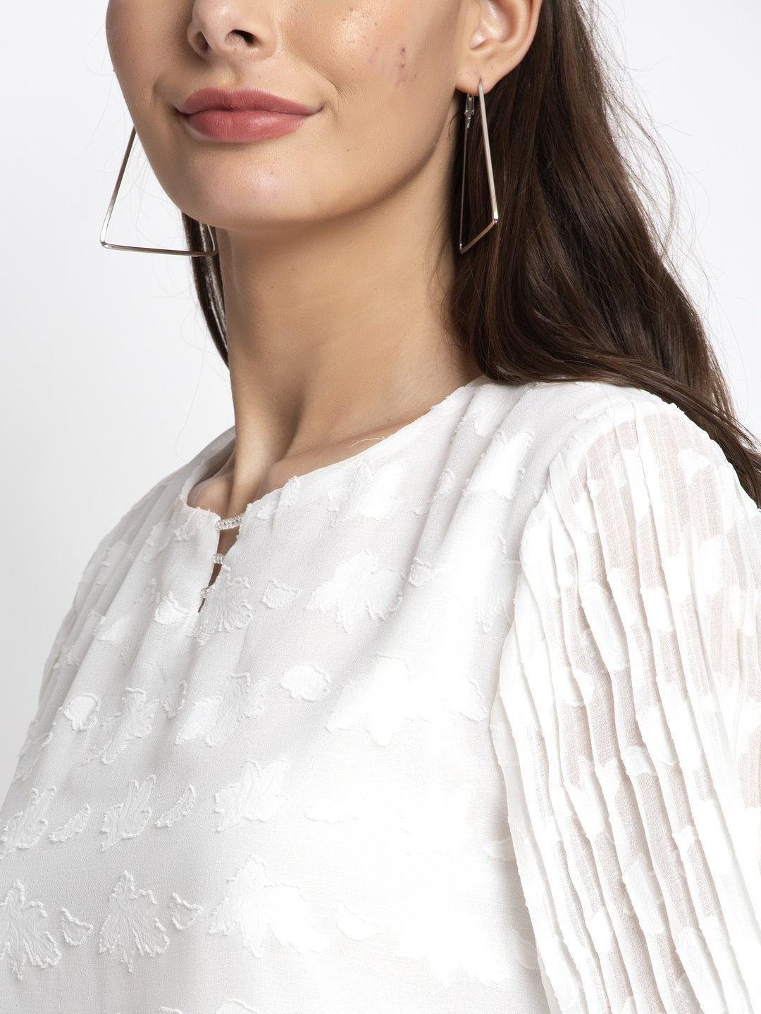 Women Leaf Printed Top