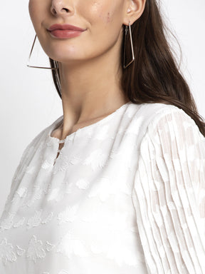 Women Leaf Printed Top