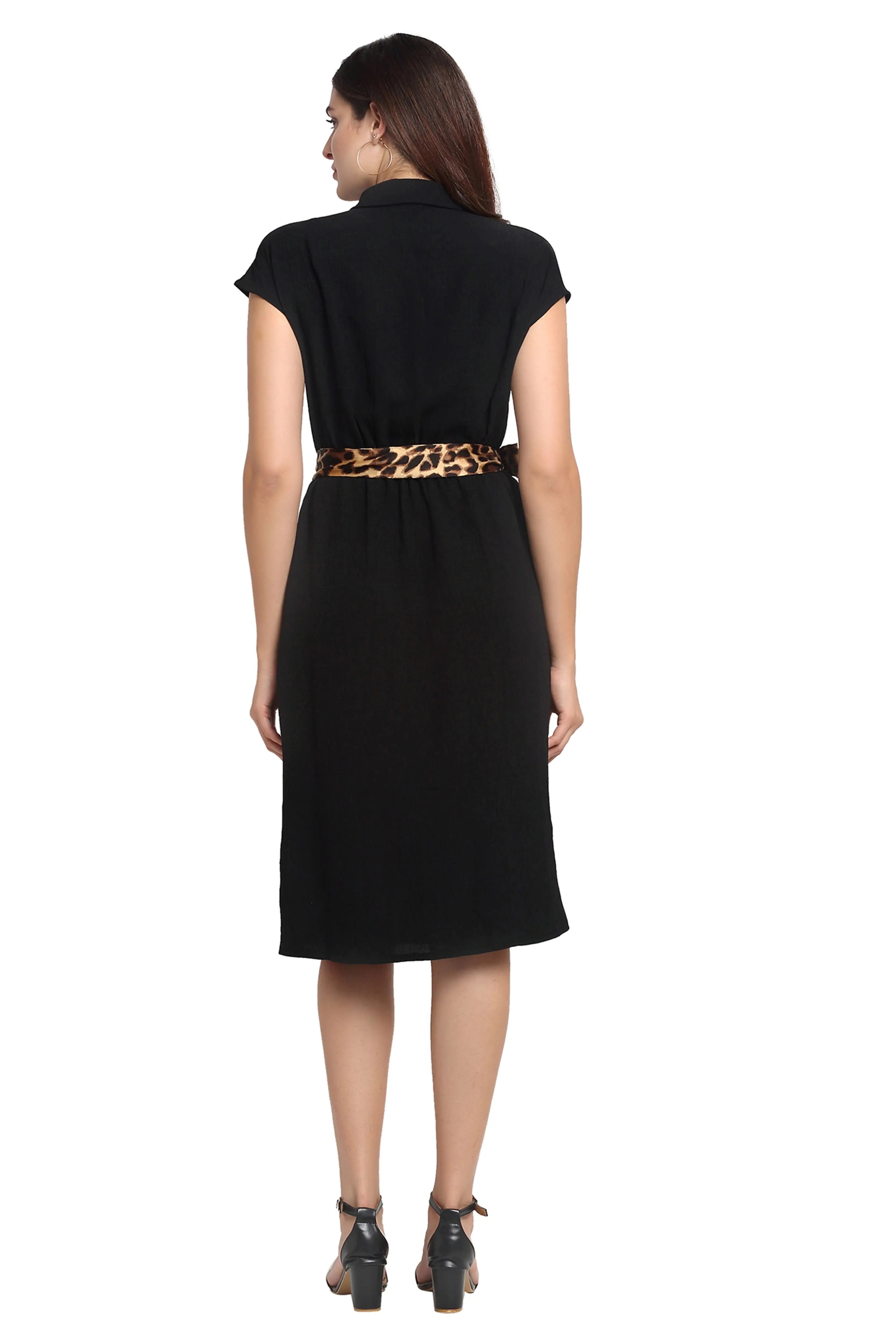 Women Waist tied Dress - Global Republic