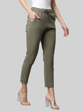 Beige Checkered Lower