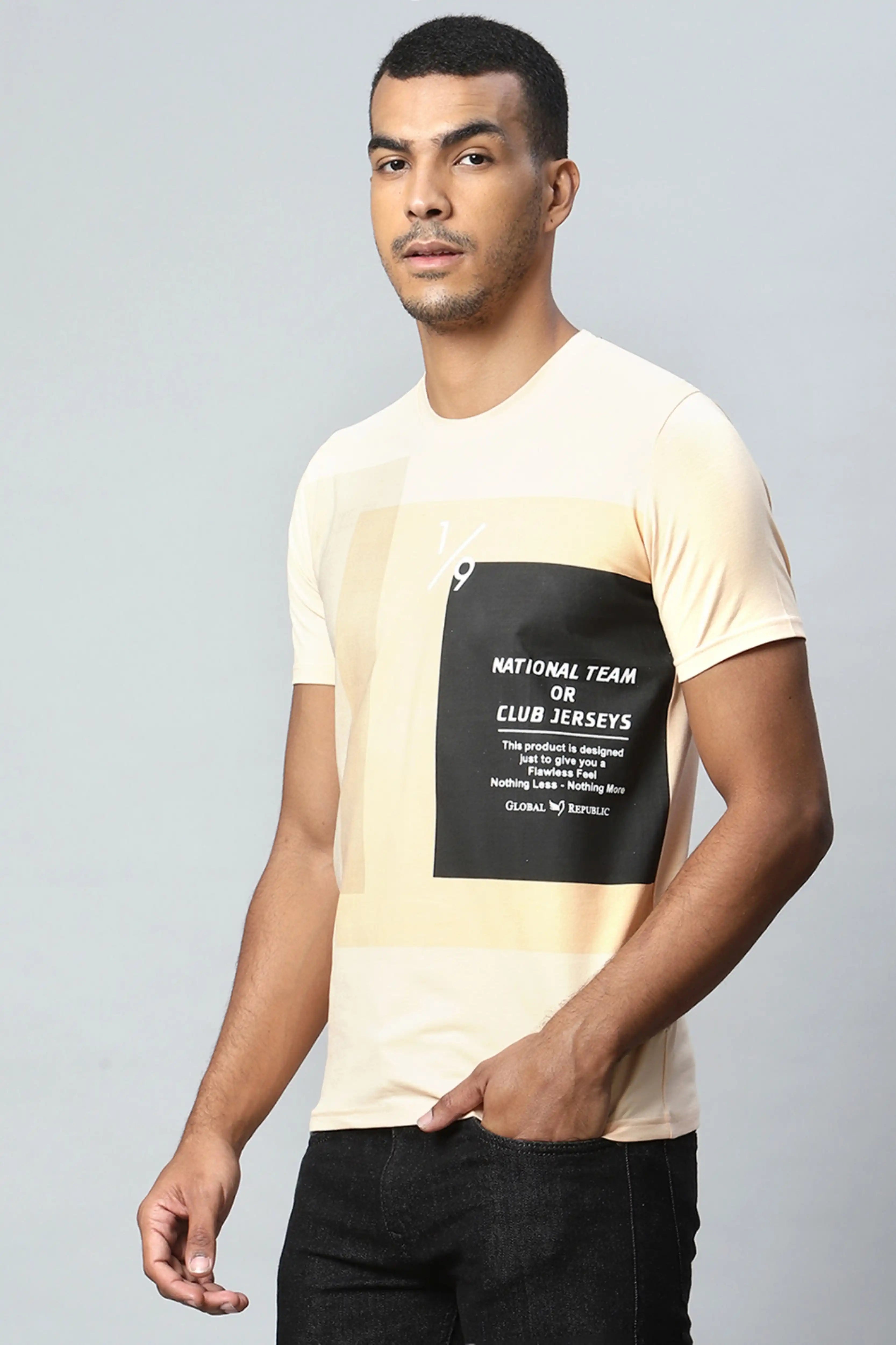 Peaches Alpha Printed T-Shirt