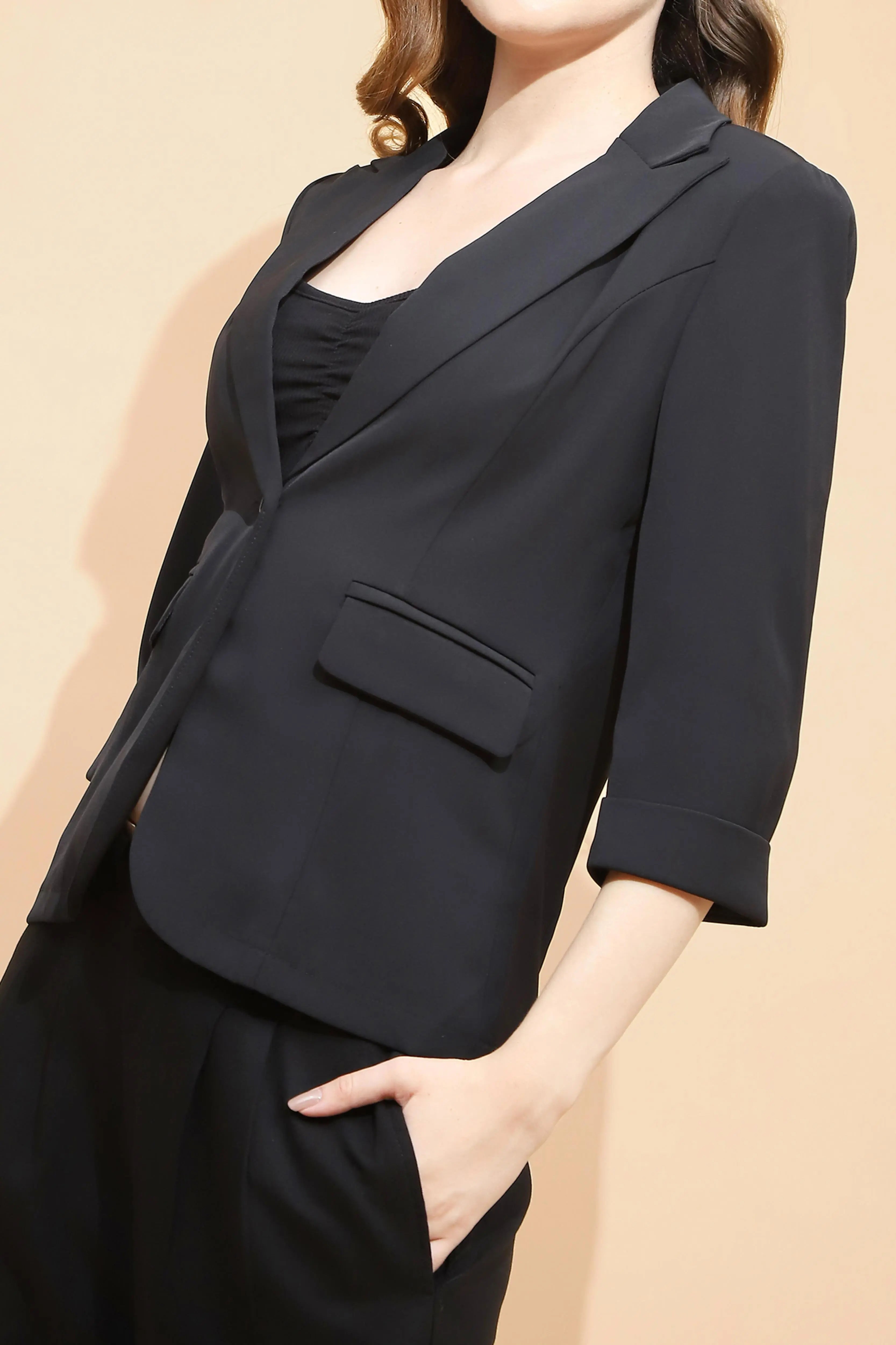 Black  Formal Coat - Global Republic