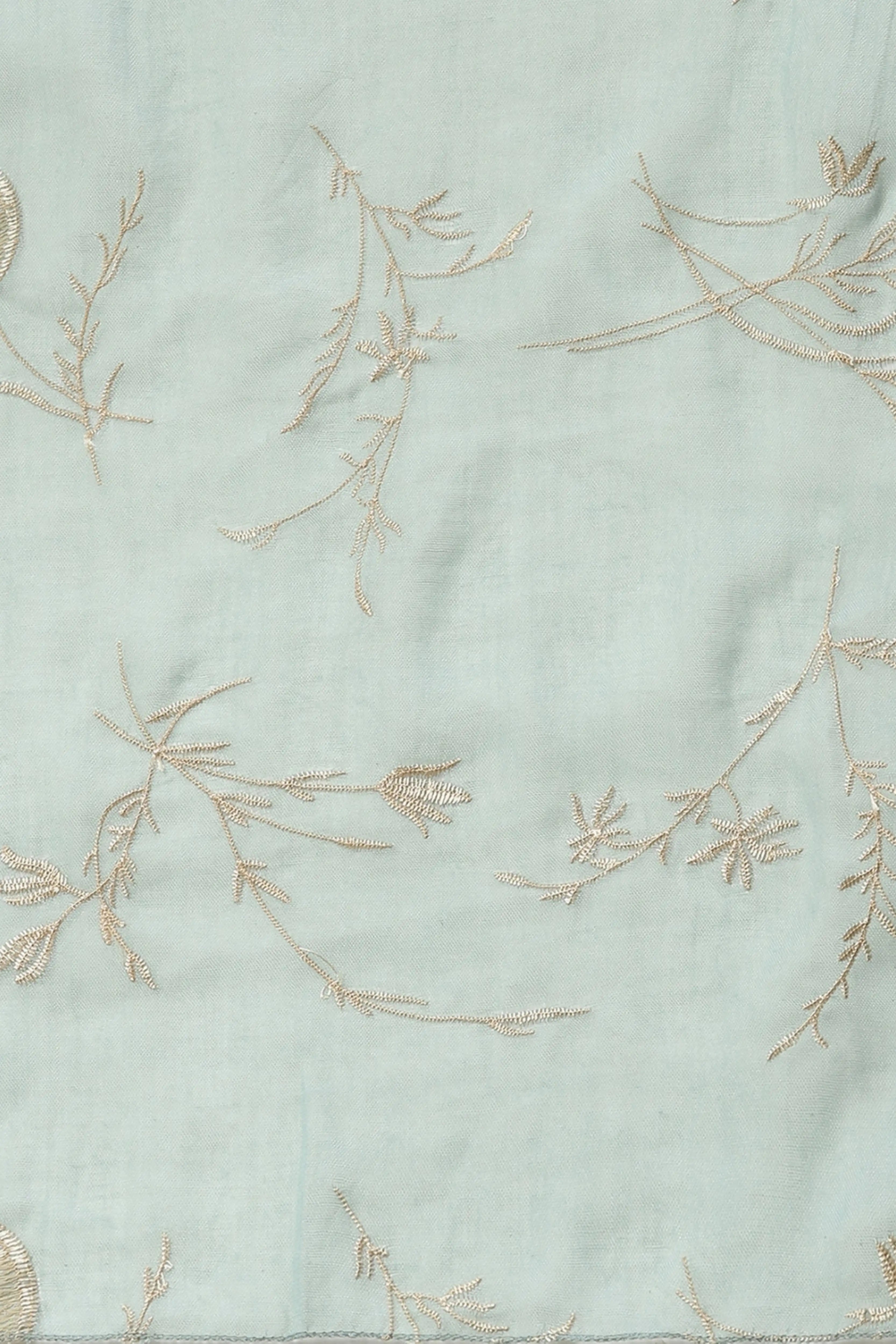 Women Olive leafs thread motif Stole