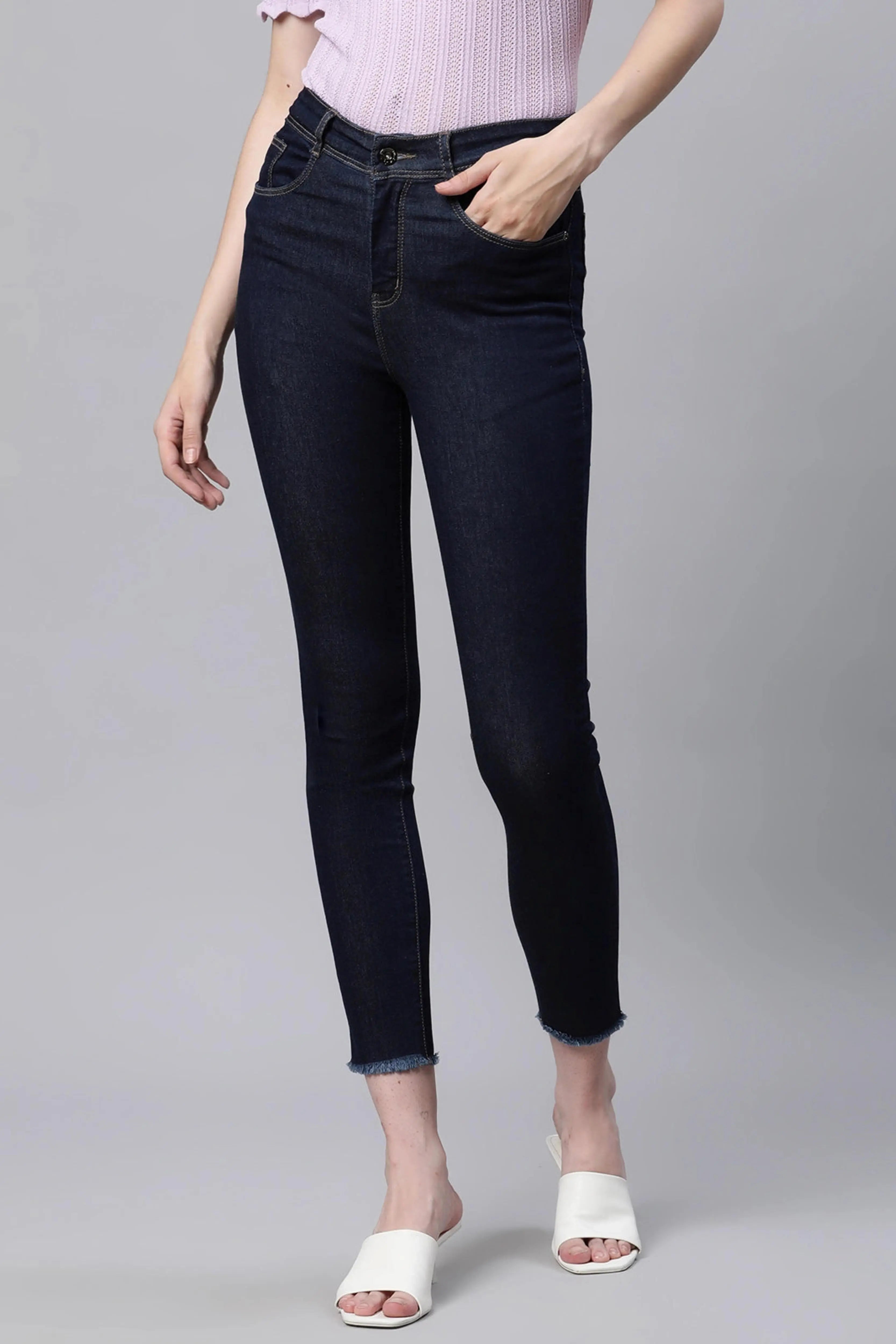 women lightly jeans