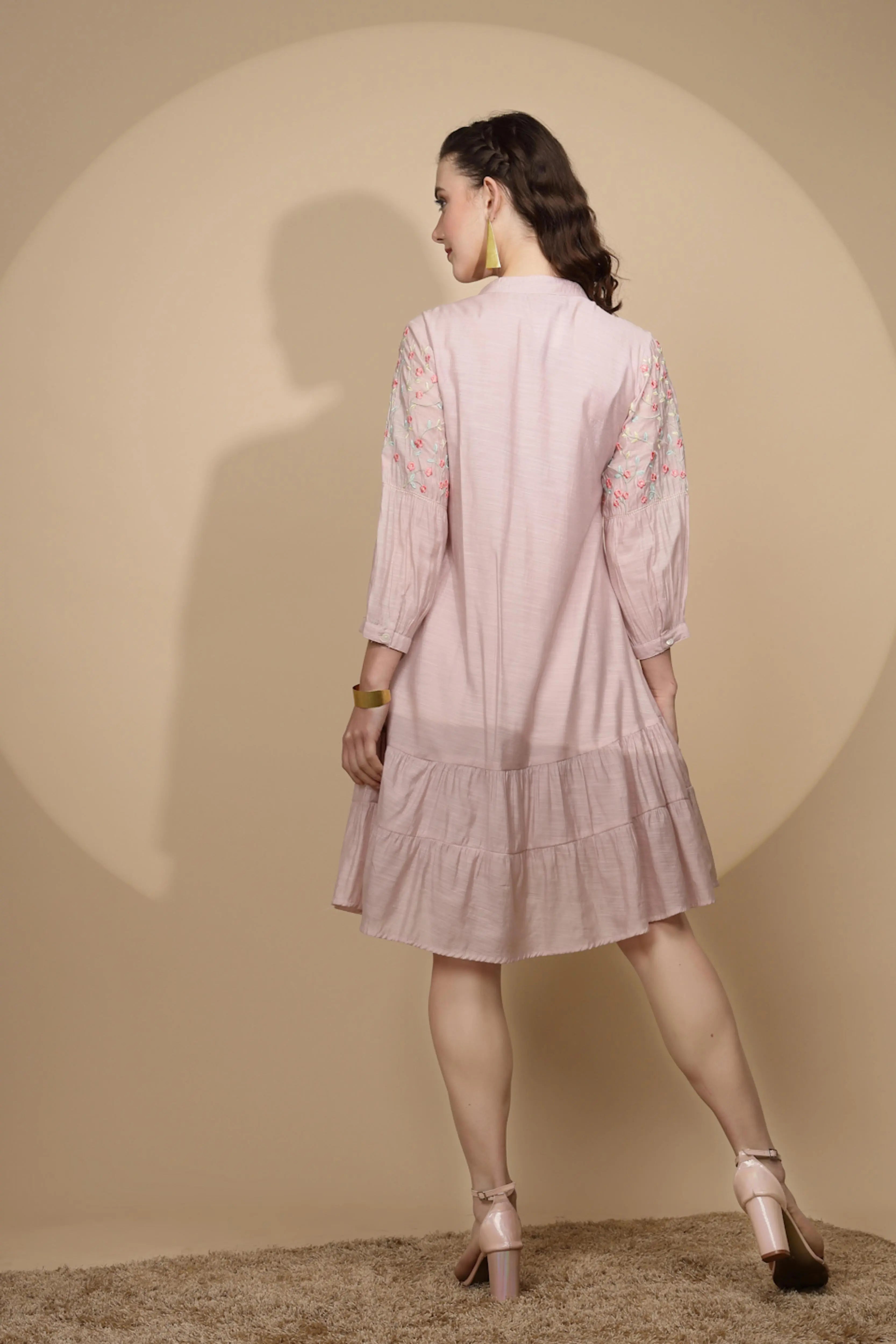 Lilac Cotton Regular Fit Kurta For Women - Global Republic