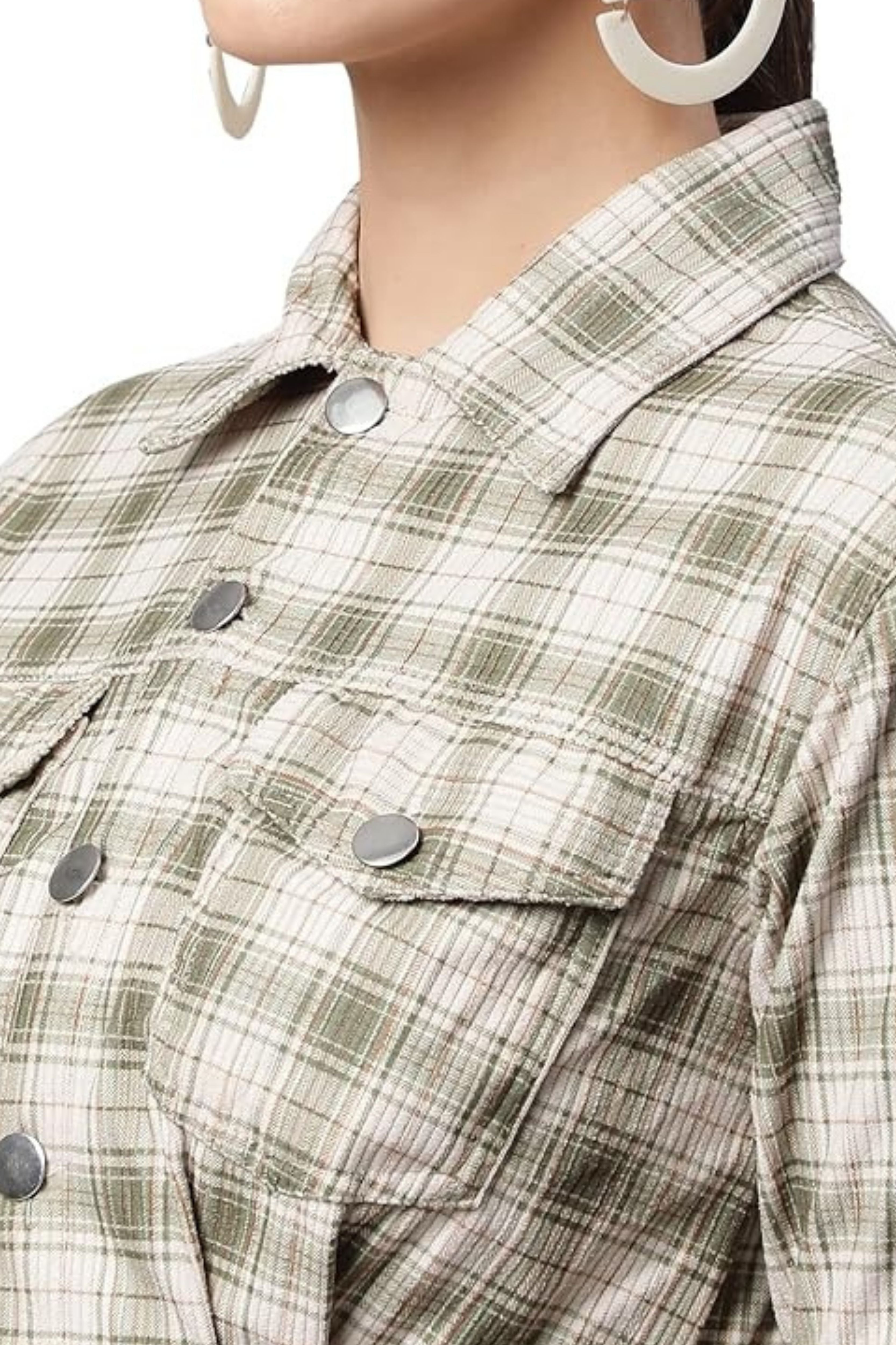 Green Checkered Dress