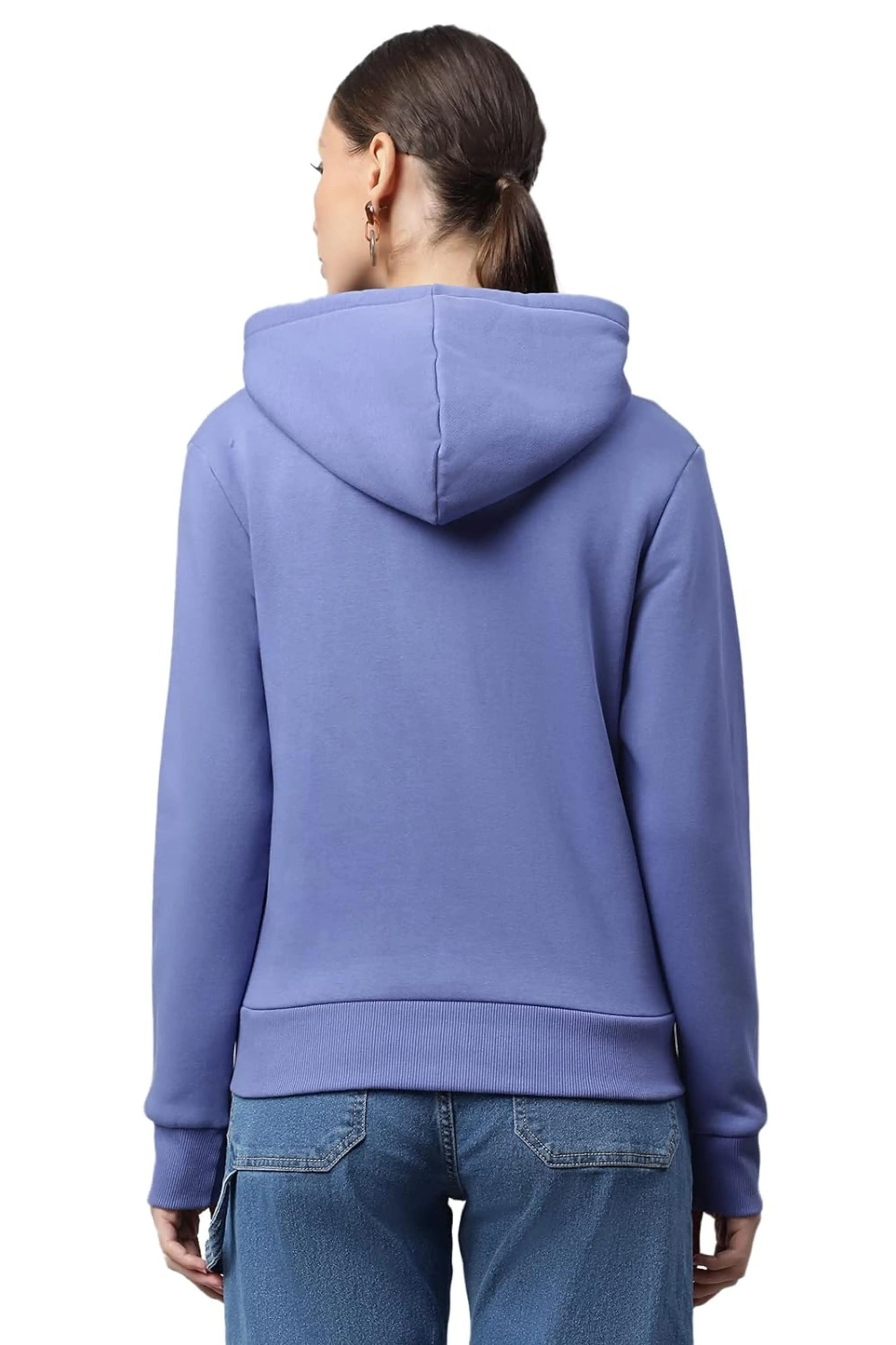 Purple Relaxed Fit Fleece Sweatshirt - Global Republic