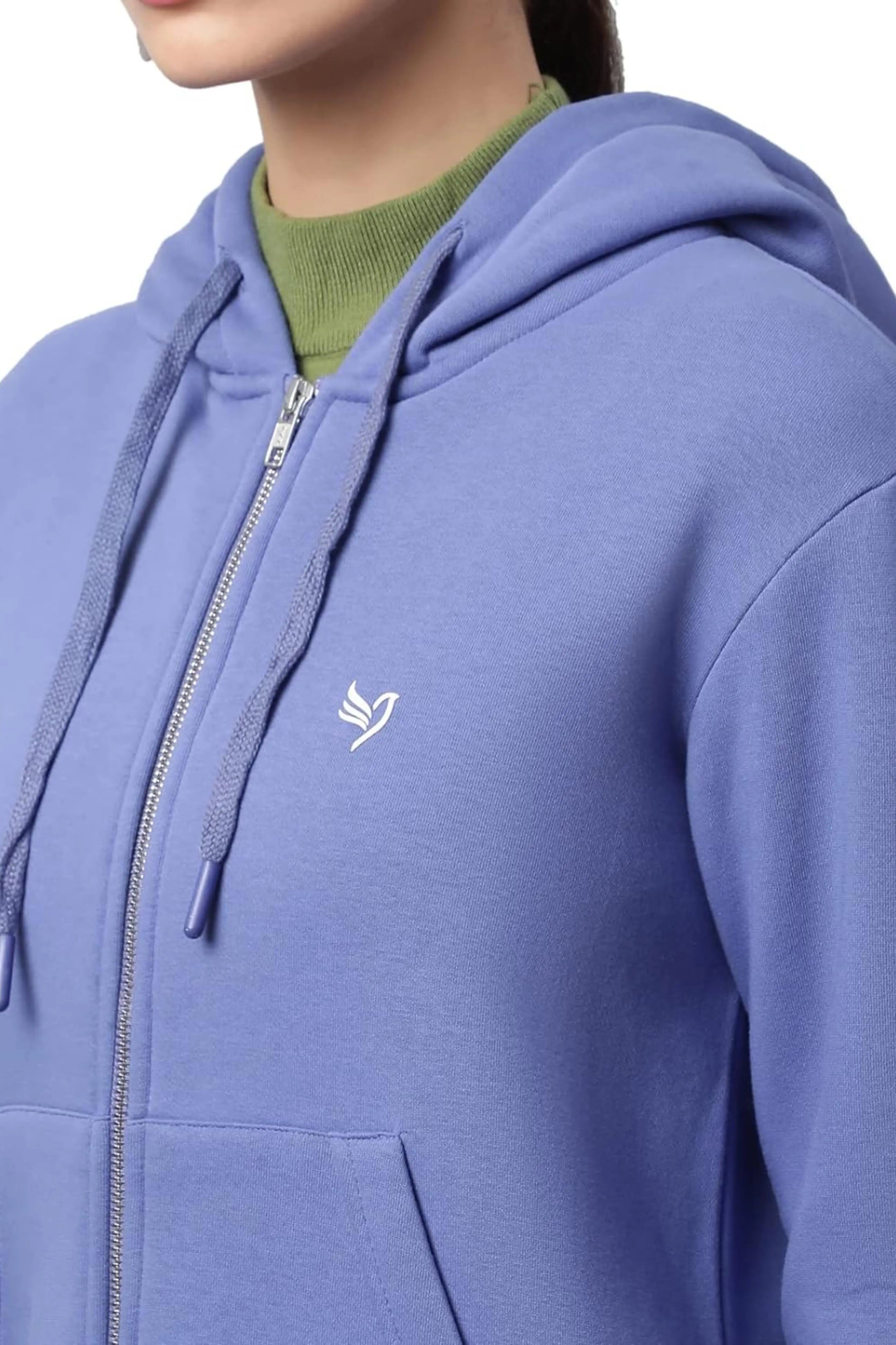 Purple Relaxed Fit Fleece Sweatshirt - Global Republic