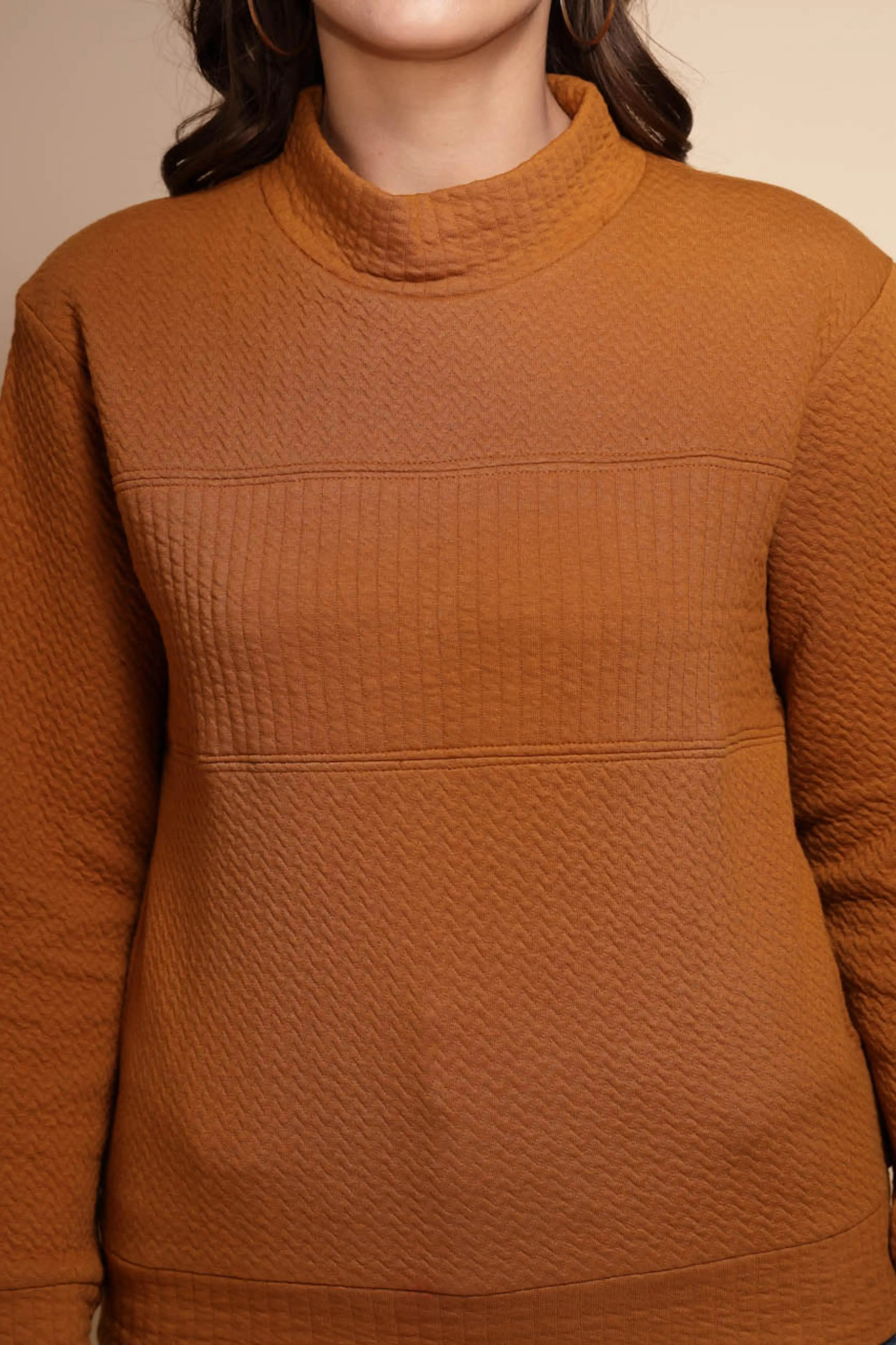 Yellow Full Sleeve Hosiery Sweatshirt - Global Republic