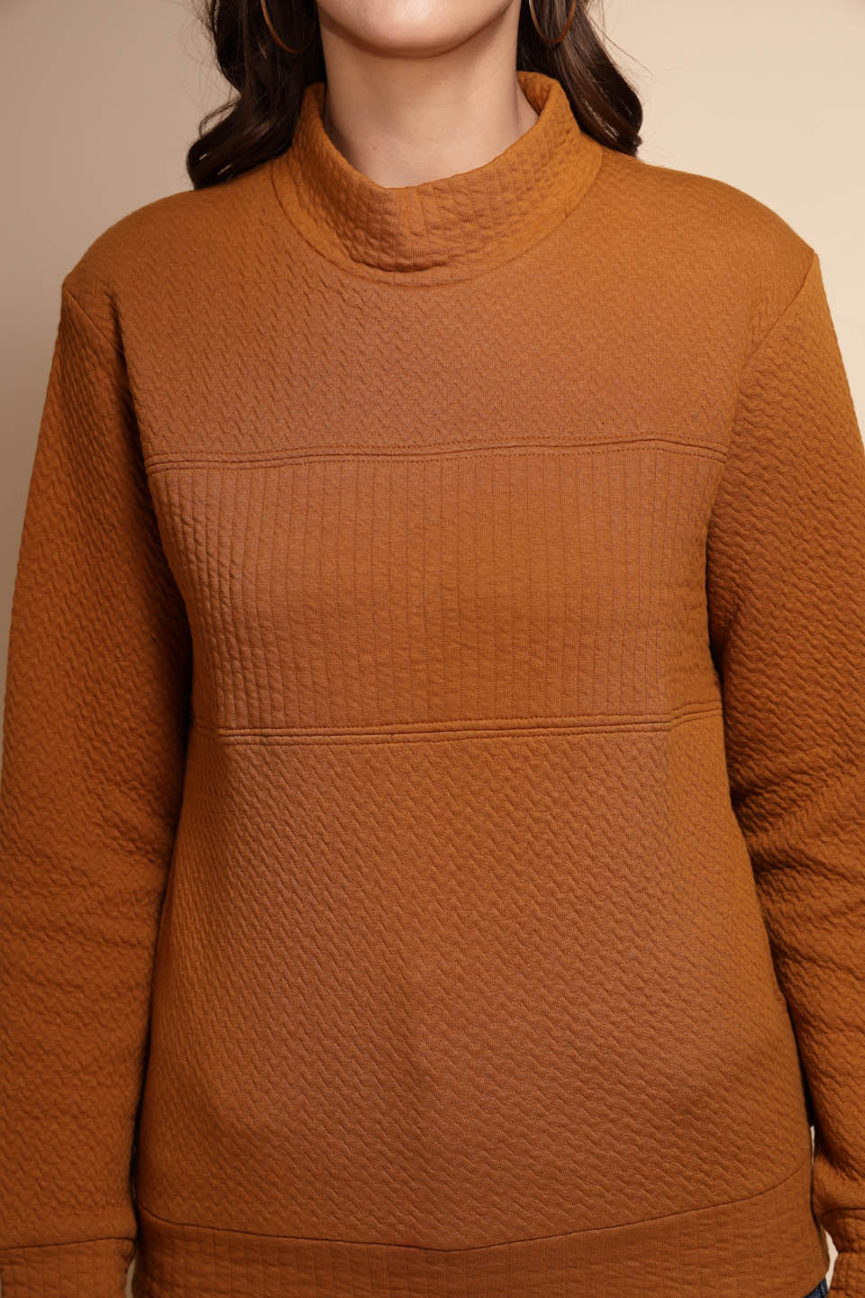 Yellow Full Sleeve Hosiery Sweatshirt