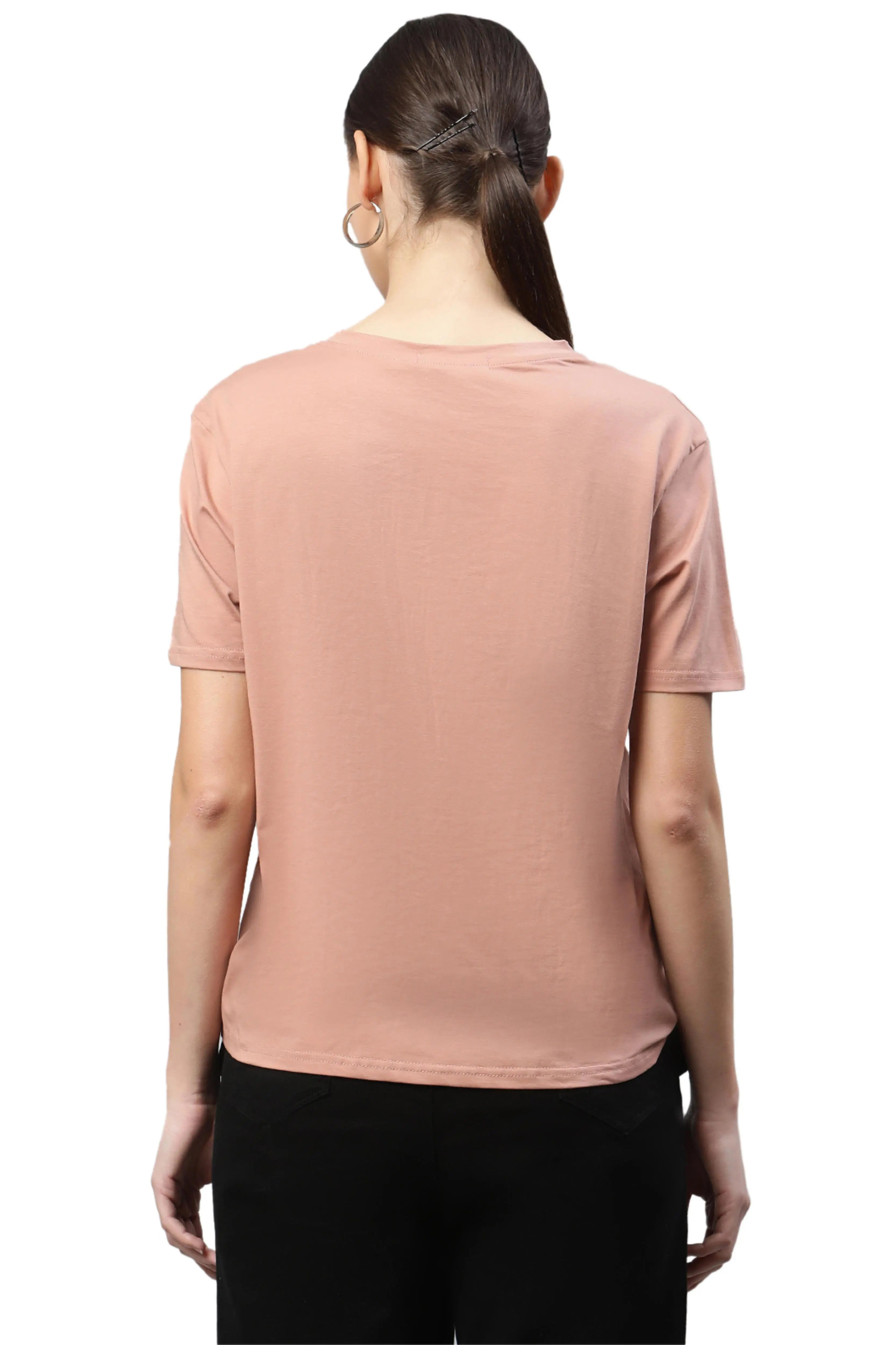 Peaches Asymmetric Hem Floral T-Shirt - Global Republic