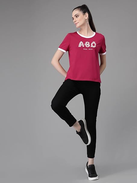 Women Round Neck Regular Fit T-Shirt