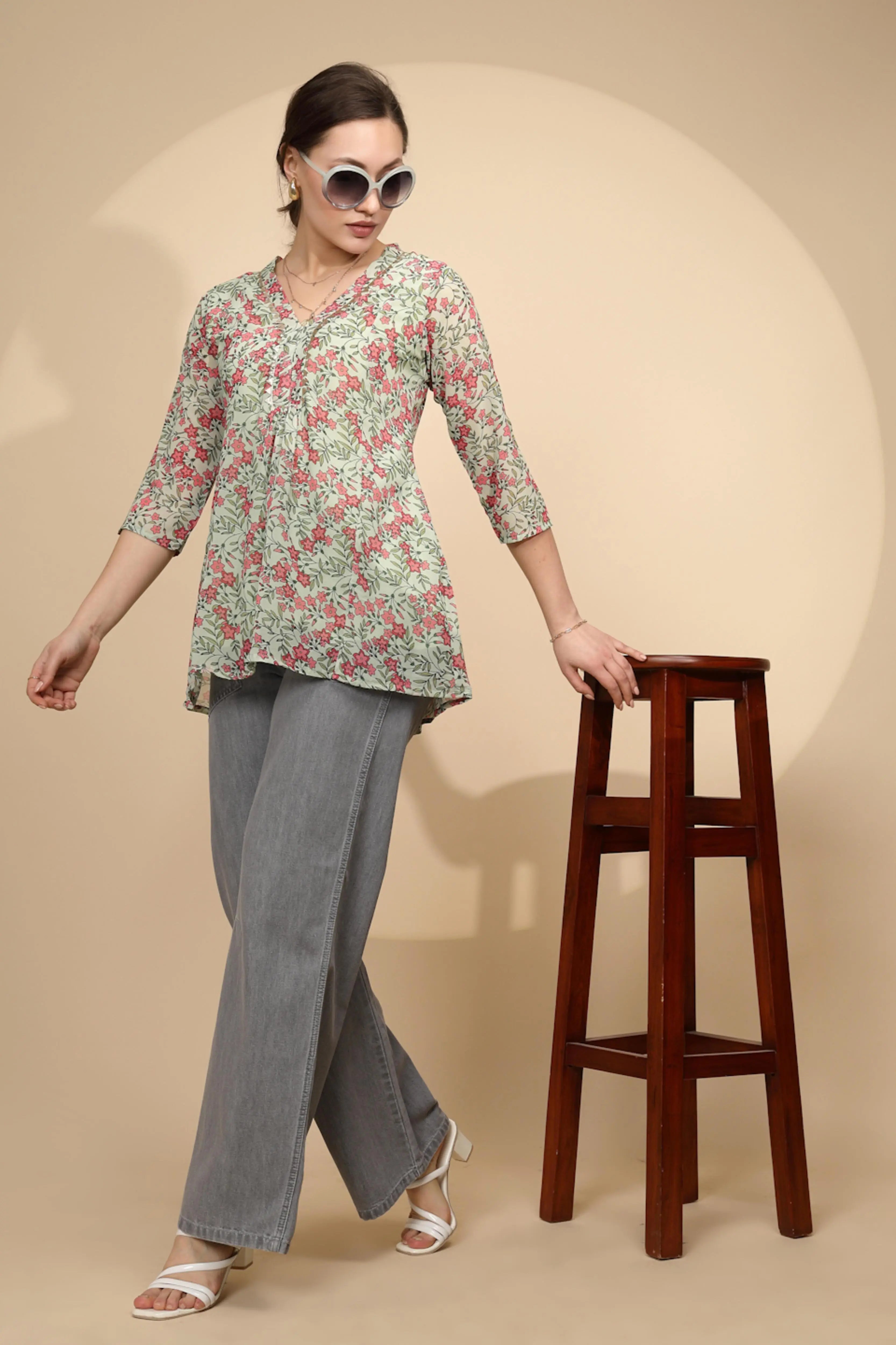 Green Cotton Tunic - Global Republic
