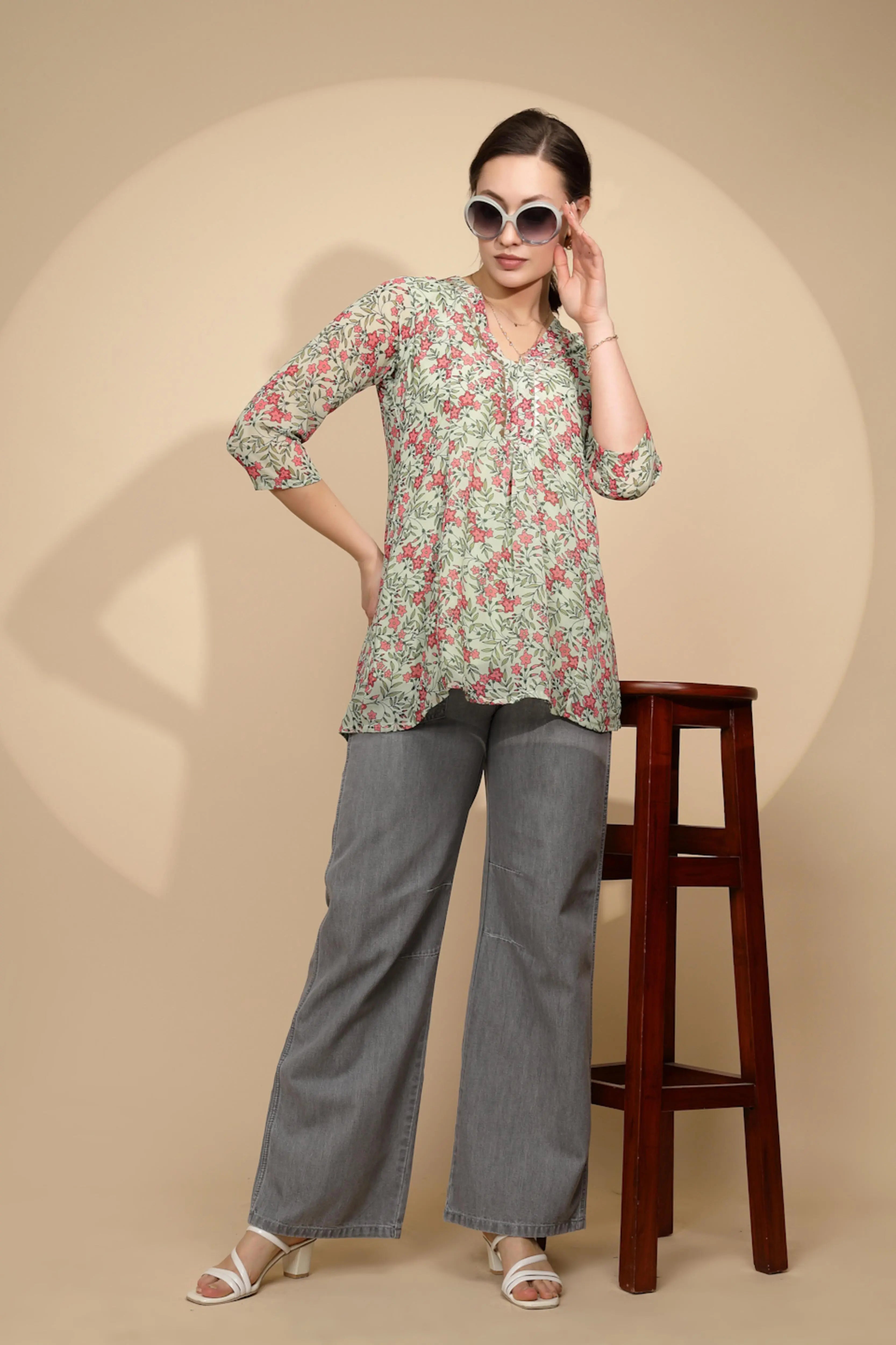 Green Cotton Tunic - Global Republic