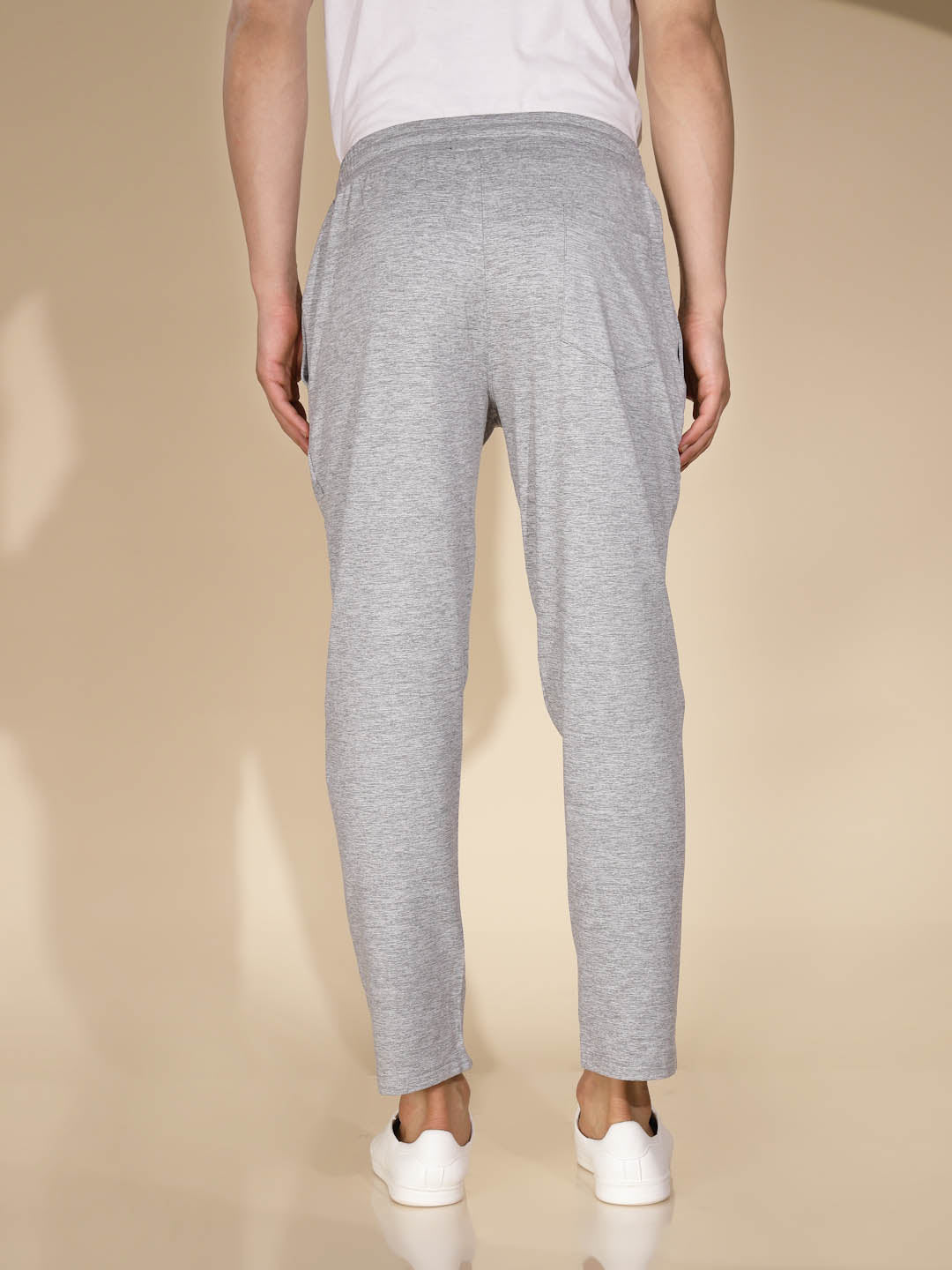 Mens Grey Solid Lower - Global Republic