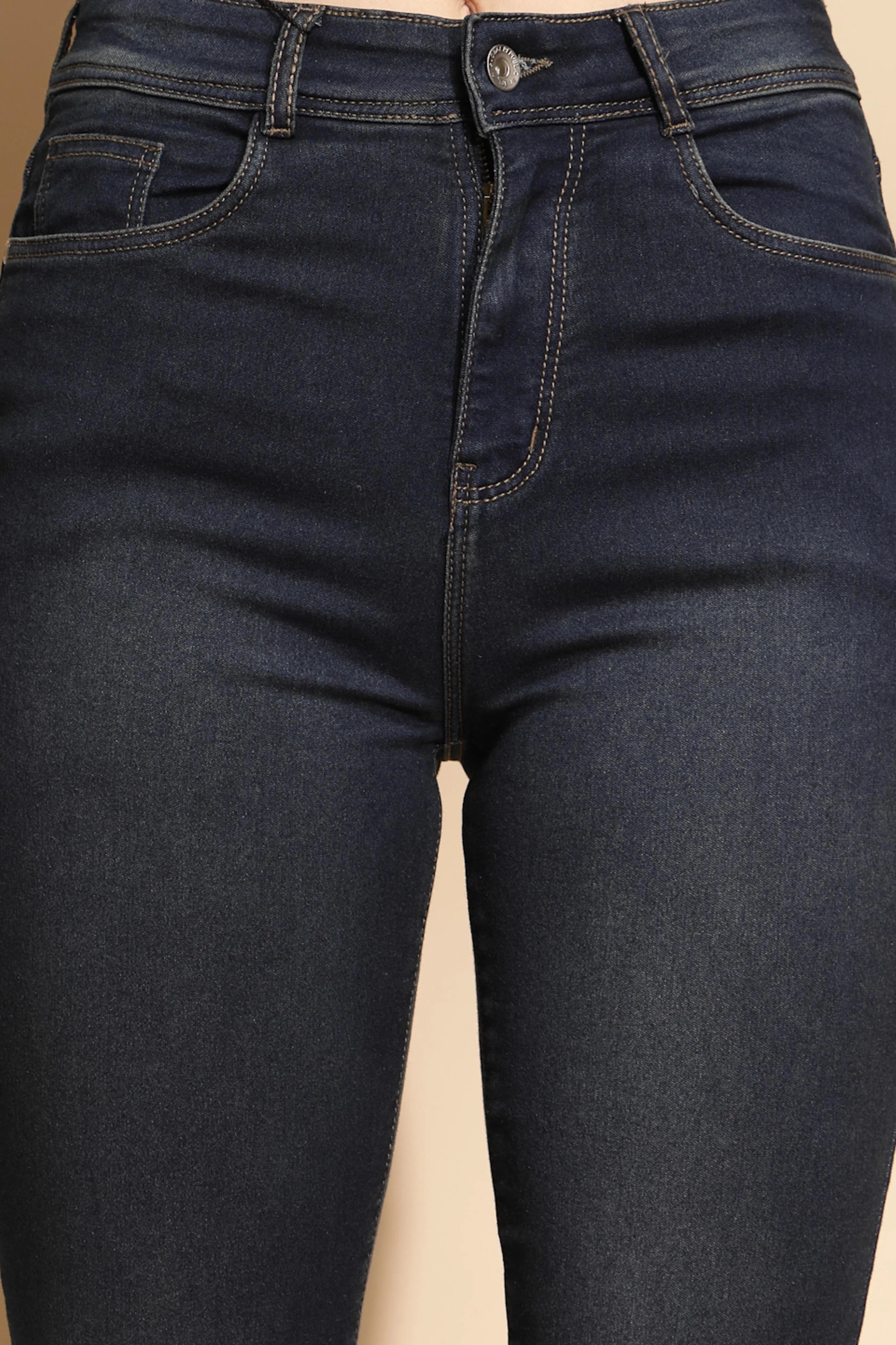 Blue Slim fit High Rise Jeans