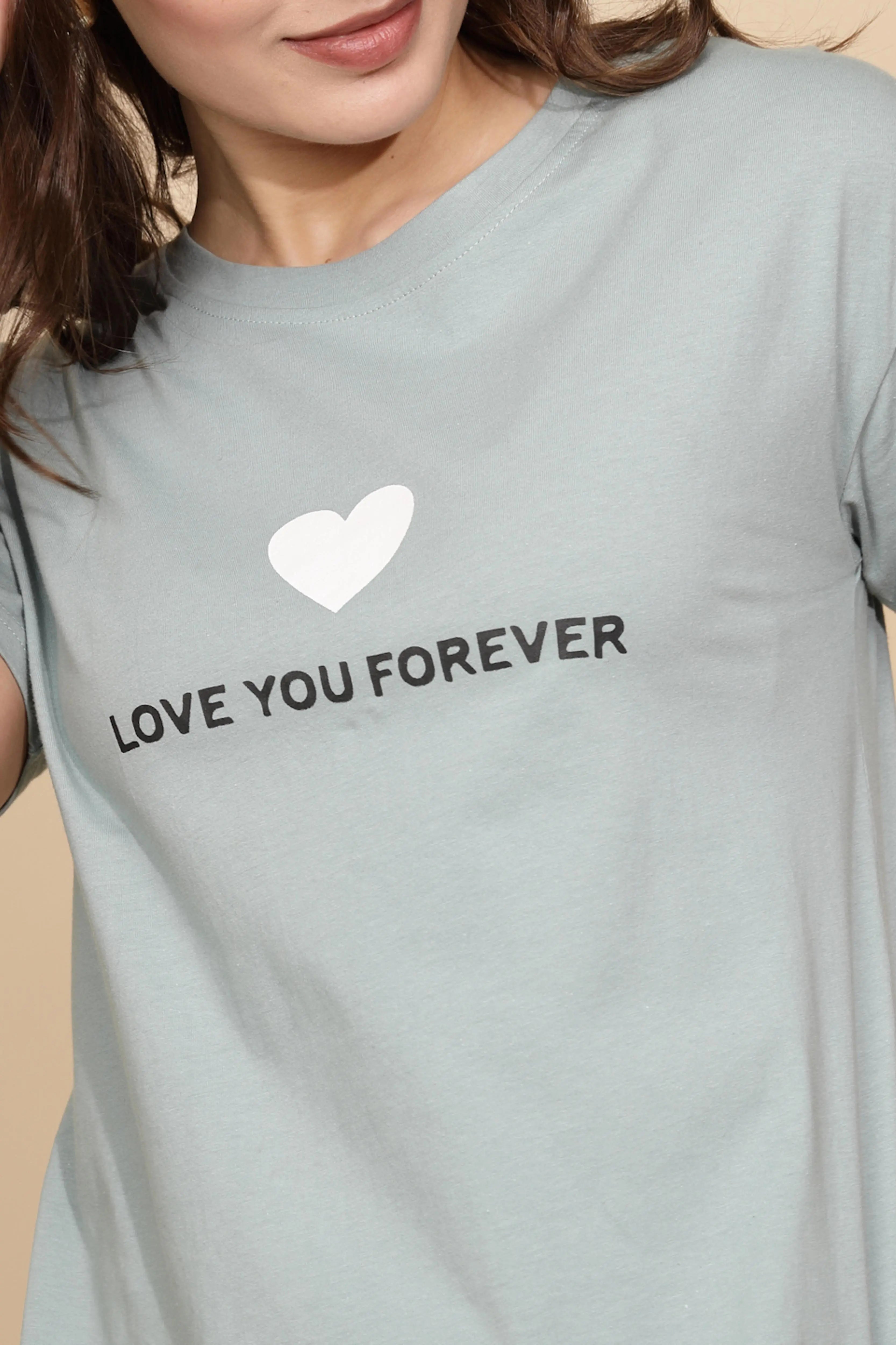 Green Cotton Blend Night Suit - Global Republic