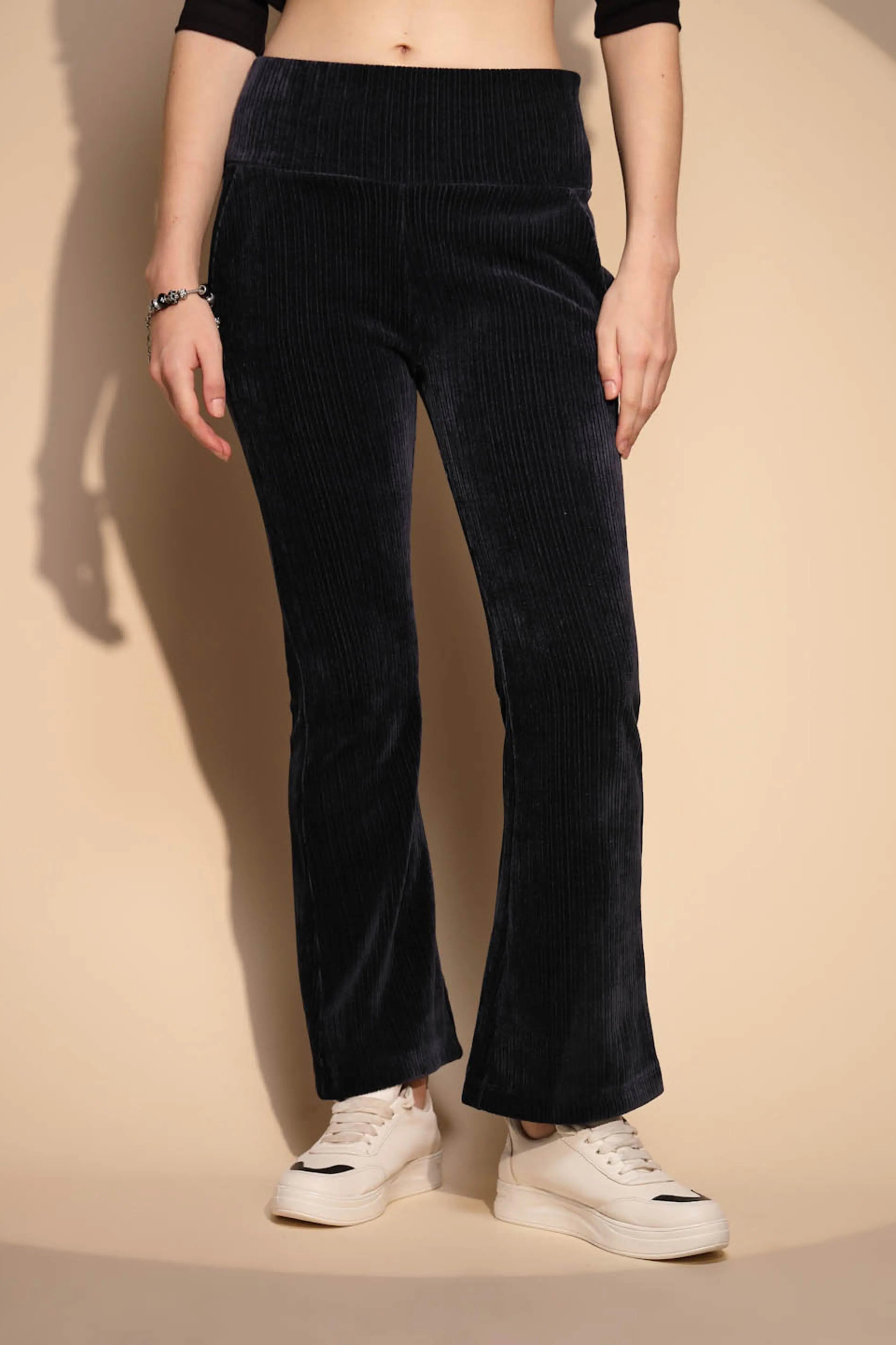 Blue High Rise Stretchable Jegging - Global Republic