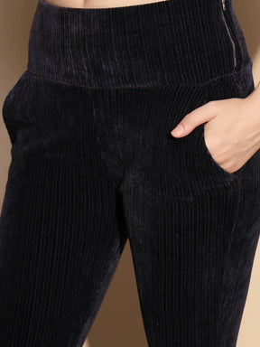 Women's  Mid Rise Stretchable Blue Jegging