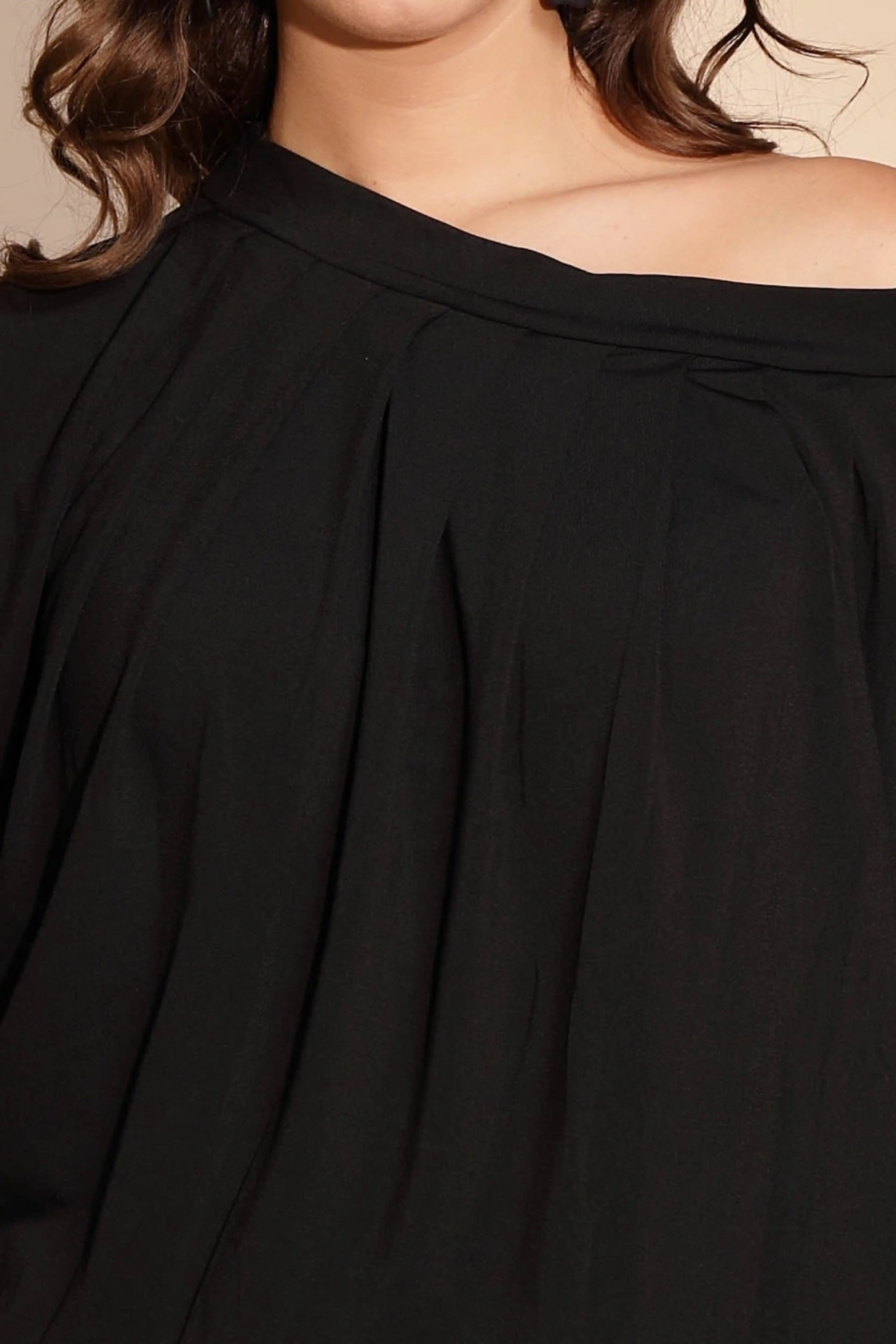 Black Off Shoulder Top