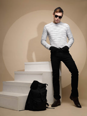 Solid Black Stretchable Mid Rise Straight Fit Cotton Blend Jeans