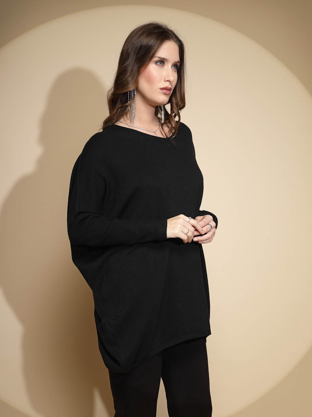 Embroidered Nylon Pullover Sweater - Global Republic