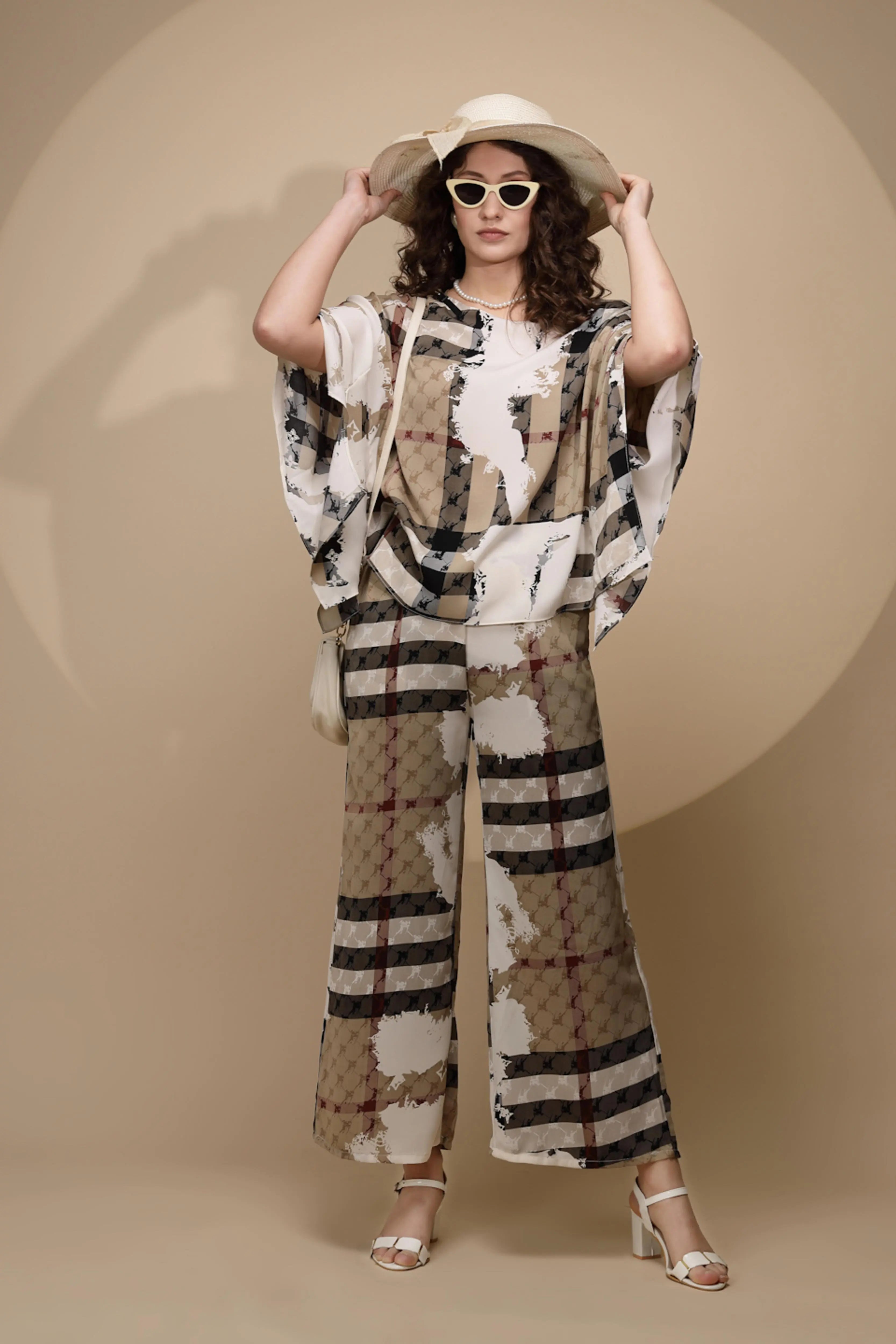 Khaki Regular Fit Co-Ord Set - Global Republic