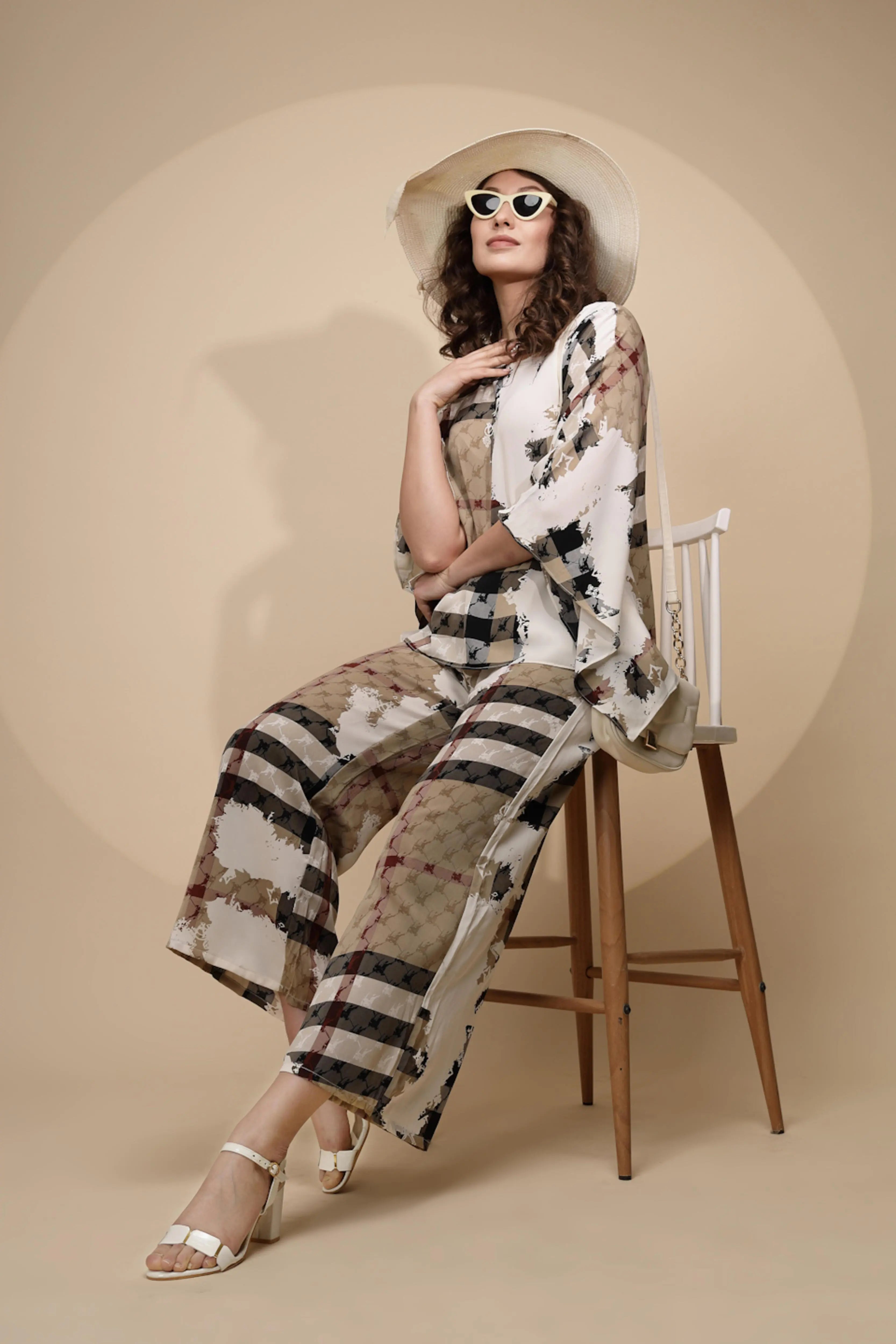 Khaki Regular Fit Co-Ord Set - Global Republic