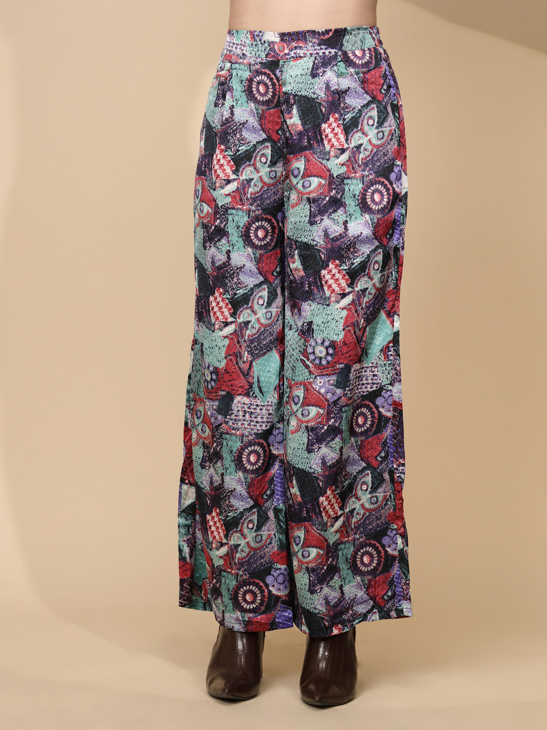 Multi Green  Regular Fit Co-ord Set For Women - Global Republic